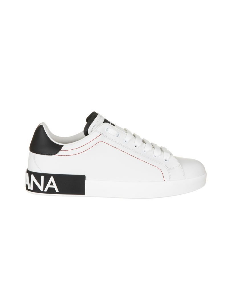 Dolce Gabbana Schuh in weiß mit Logo 42 Sneaker