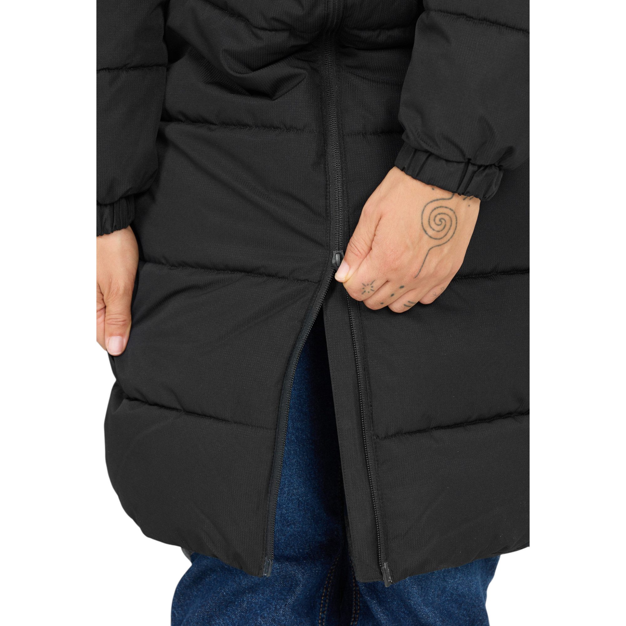 WHISTLER Steppmantel Abella Long Padded (Kapuze, warm, atmungsaktiv) schwarz Damen – Bild 4 von 5
