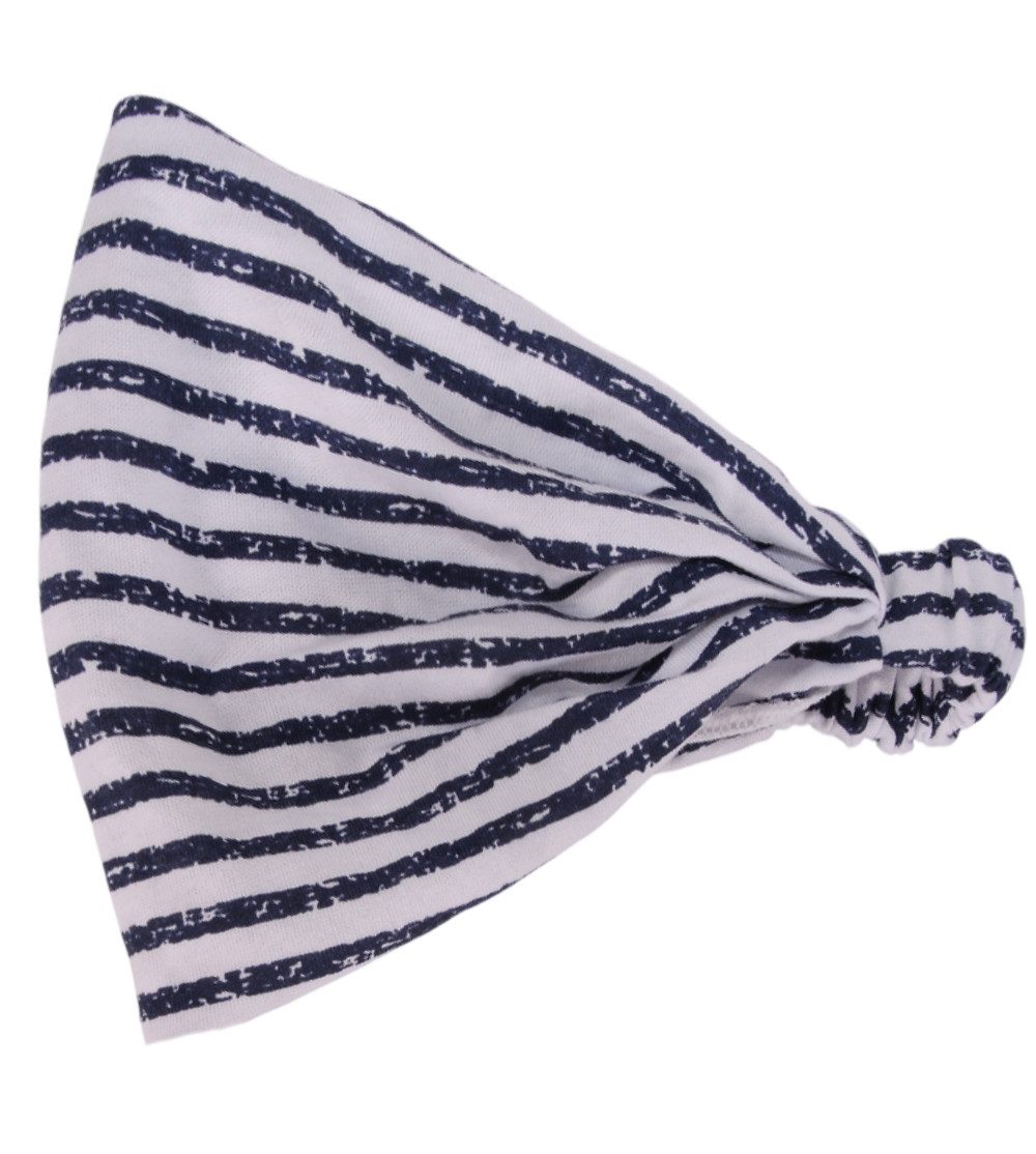 La Bortini Kopftuch Baby Bandana Kopftuch Sommer Mütze gestreift, aus reiner Baumwolle, 40 41 42 43 44, leicht, sommerlich