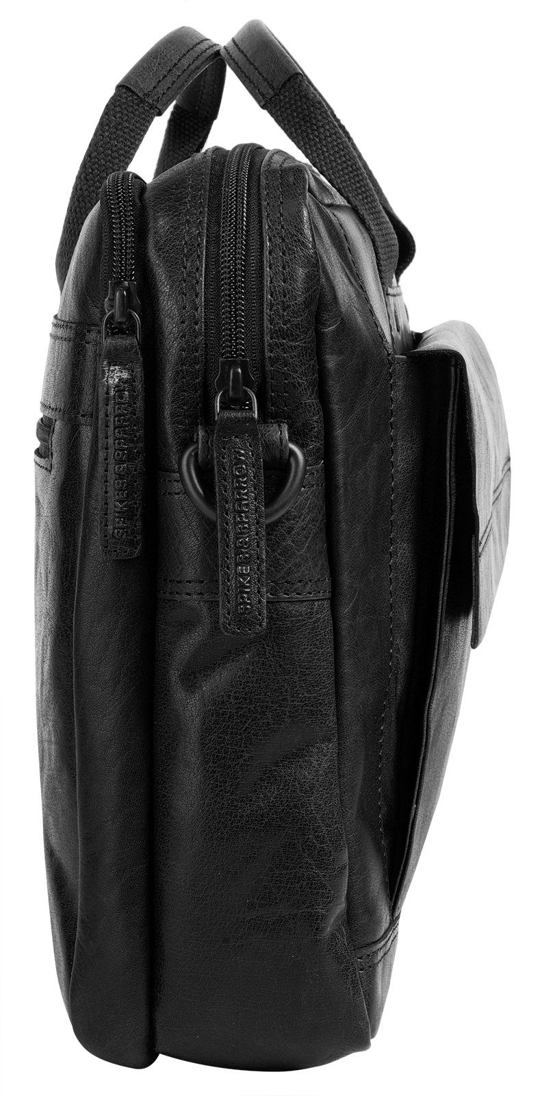 Spikes & Sparrow Aktentasche, echt Leder