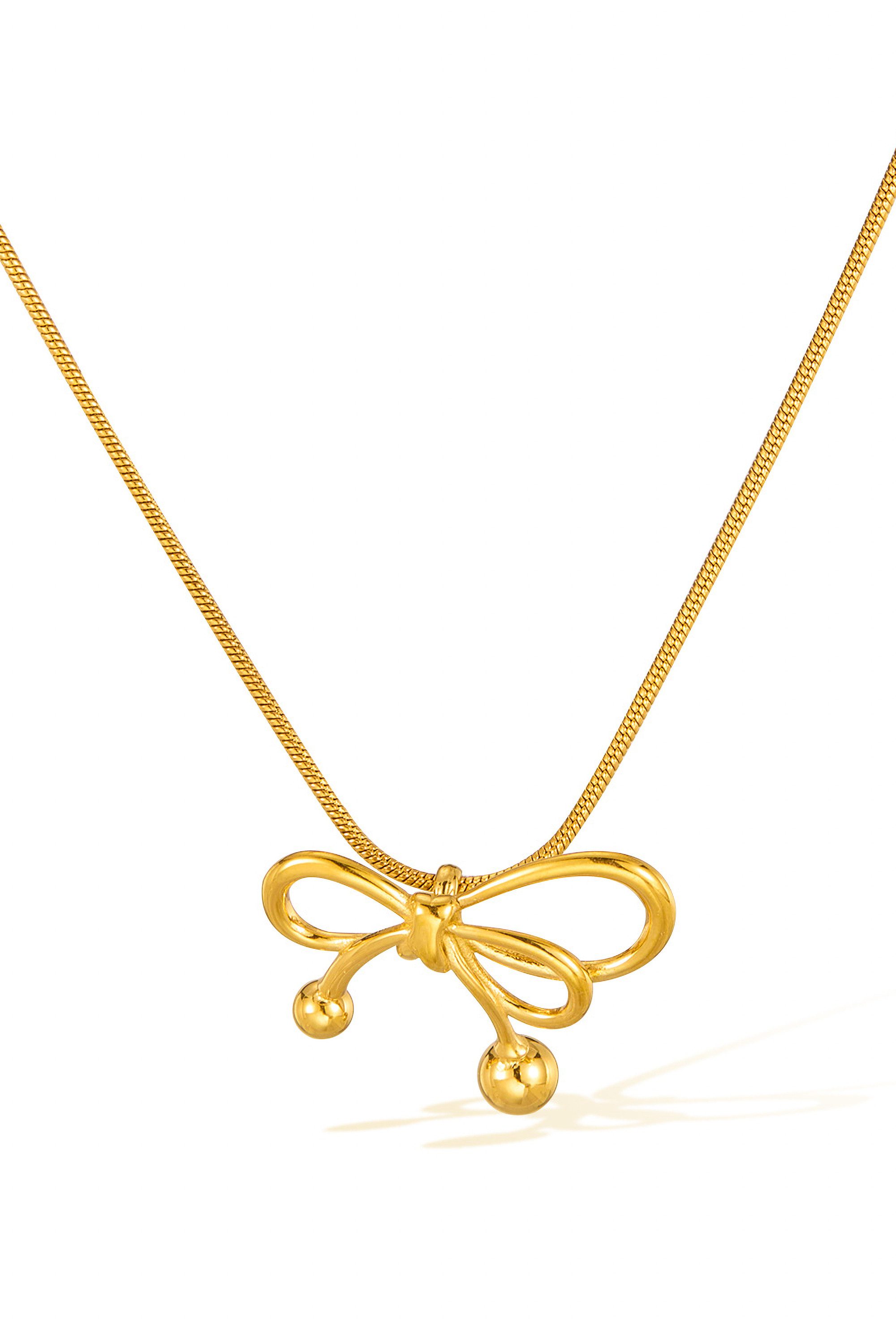 COLLEZIONE ALESSANDRO Kette mit Anhänger Schleife, günstig online kaufen