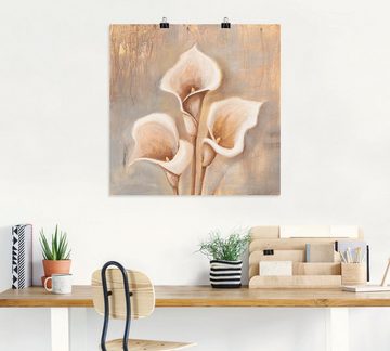 Artland Wandbild Antike Blüten, Blumen (1 St), als Alubild, Outdoorbild, Leinwandbild, Poster, Wandaufkleber