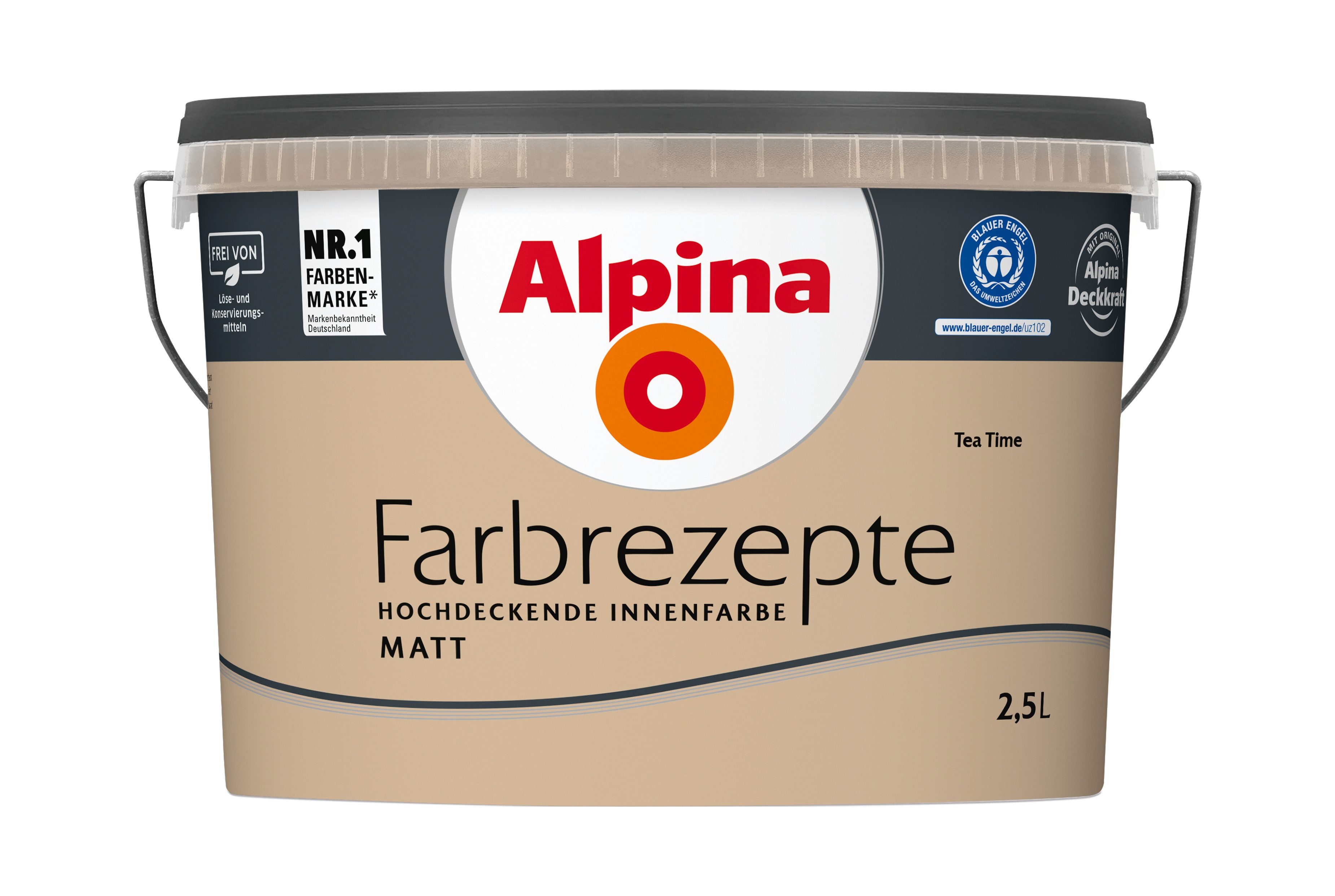 Alpina Wandfarbe Alpina Farbrezepte: einfach entspannt - Blau- & Beigetöne
