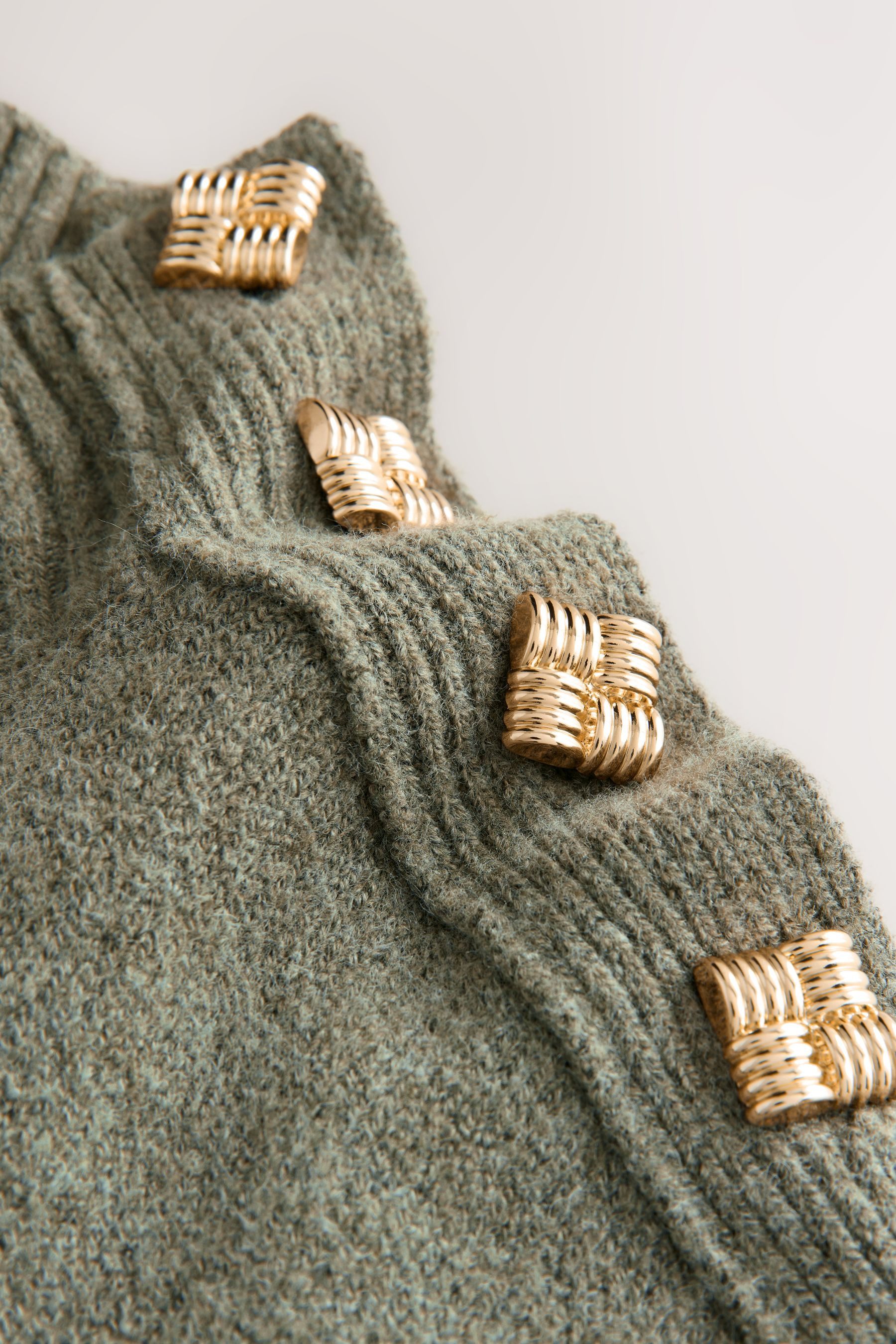 Next Midikleid Midi-Strickkleid mit Stehkragen (1-tlg) günstig online kaufen