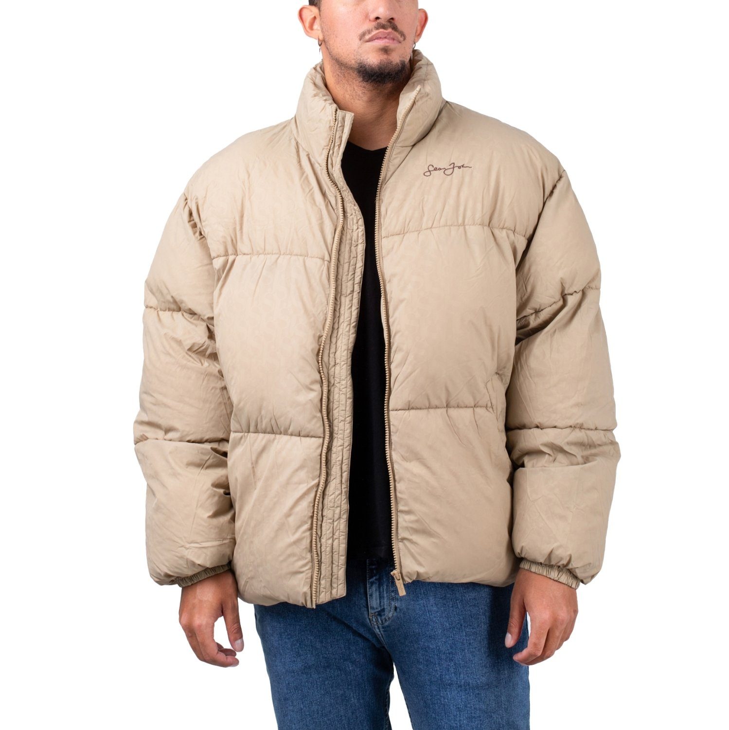 Winterjacke Sean John Monogram Logo Puffer Jacket