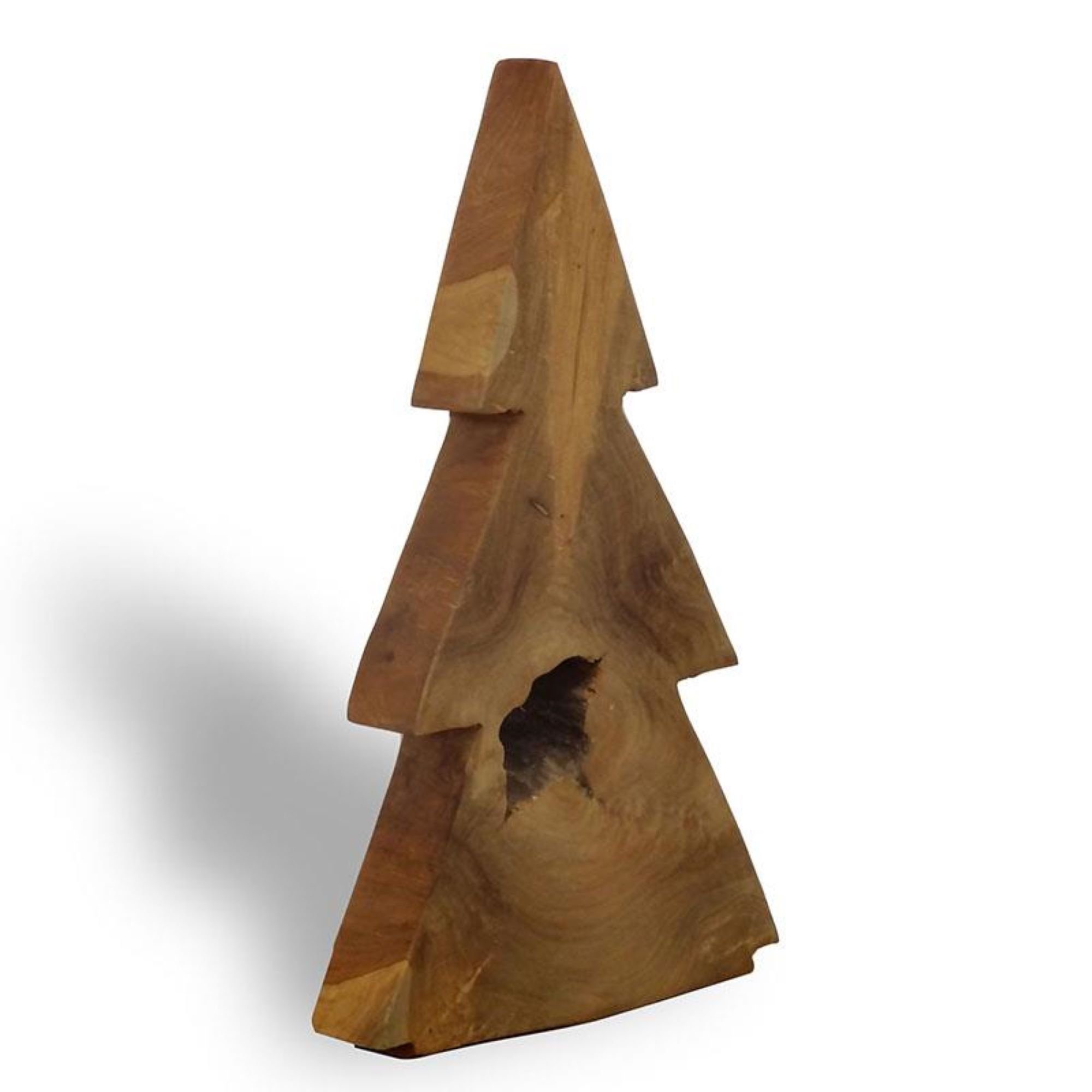 trendforge Dekobaum Teakholztannenbaum groß CHRISTMAS TREE, Weihnachtsdeko