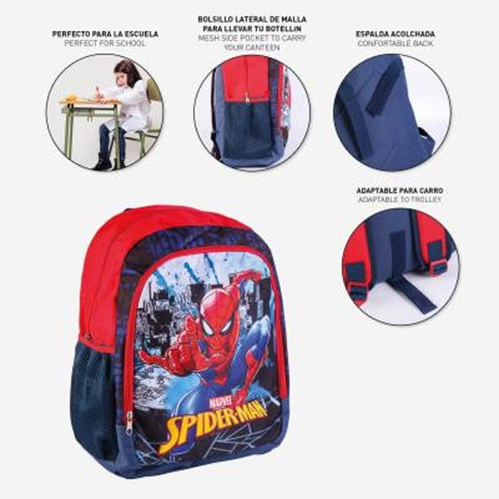 Spiderman Kinderrucksack Spiderman Schultasche, Tasche 41 cm (1-tlg)