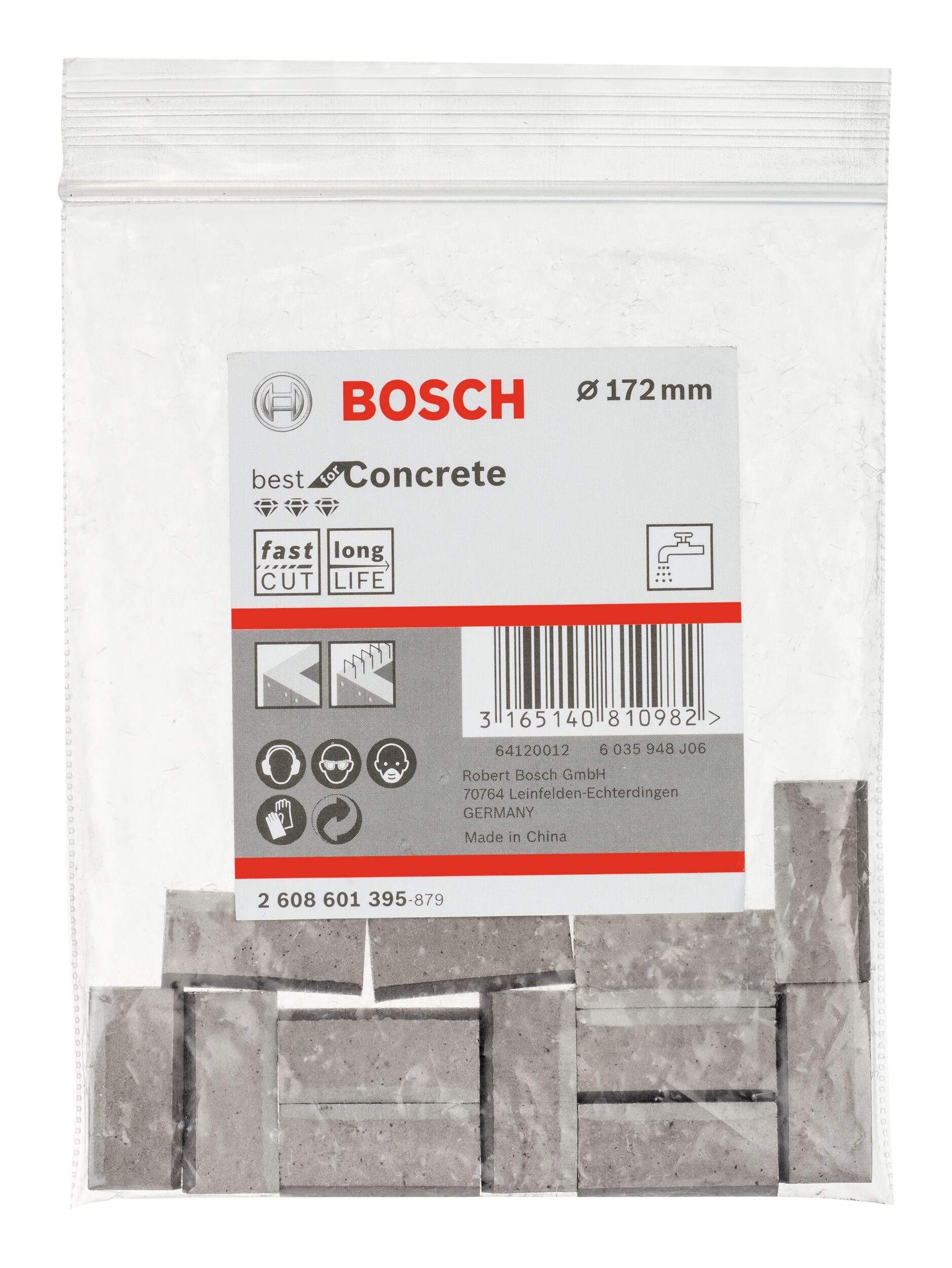 BOSCH 1/4" for 1 UNC f. Best Diamantbohrkronen Segmente Bohrkrone, Concrete 12