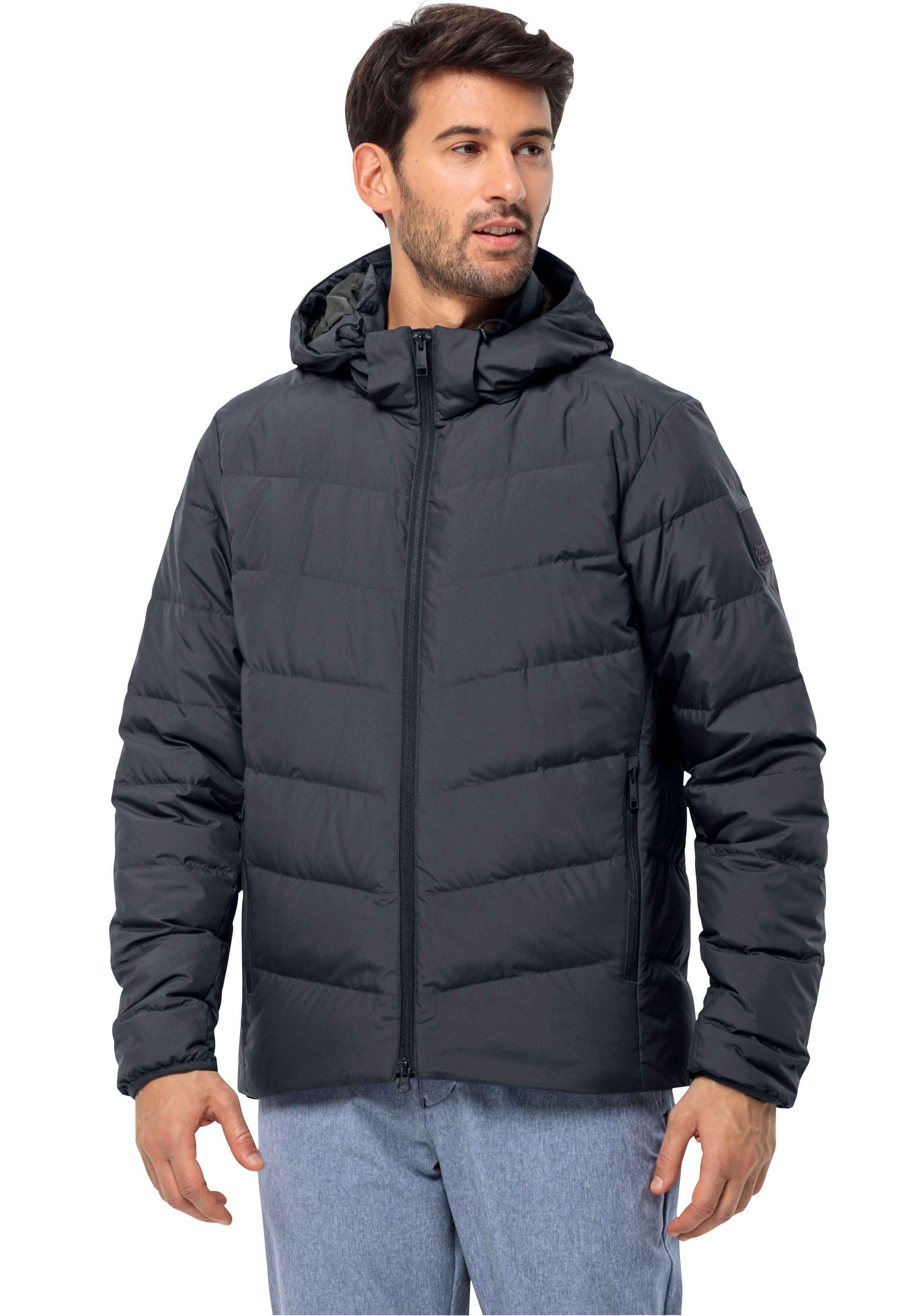 Jack Wolfskin Steppjacke "COLONIUS", mit Kapuze, Wärmend, winddicht, Überga günstig online kaufen