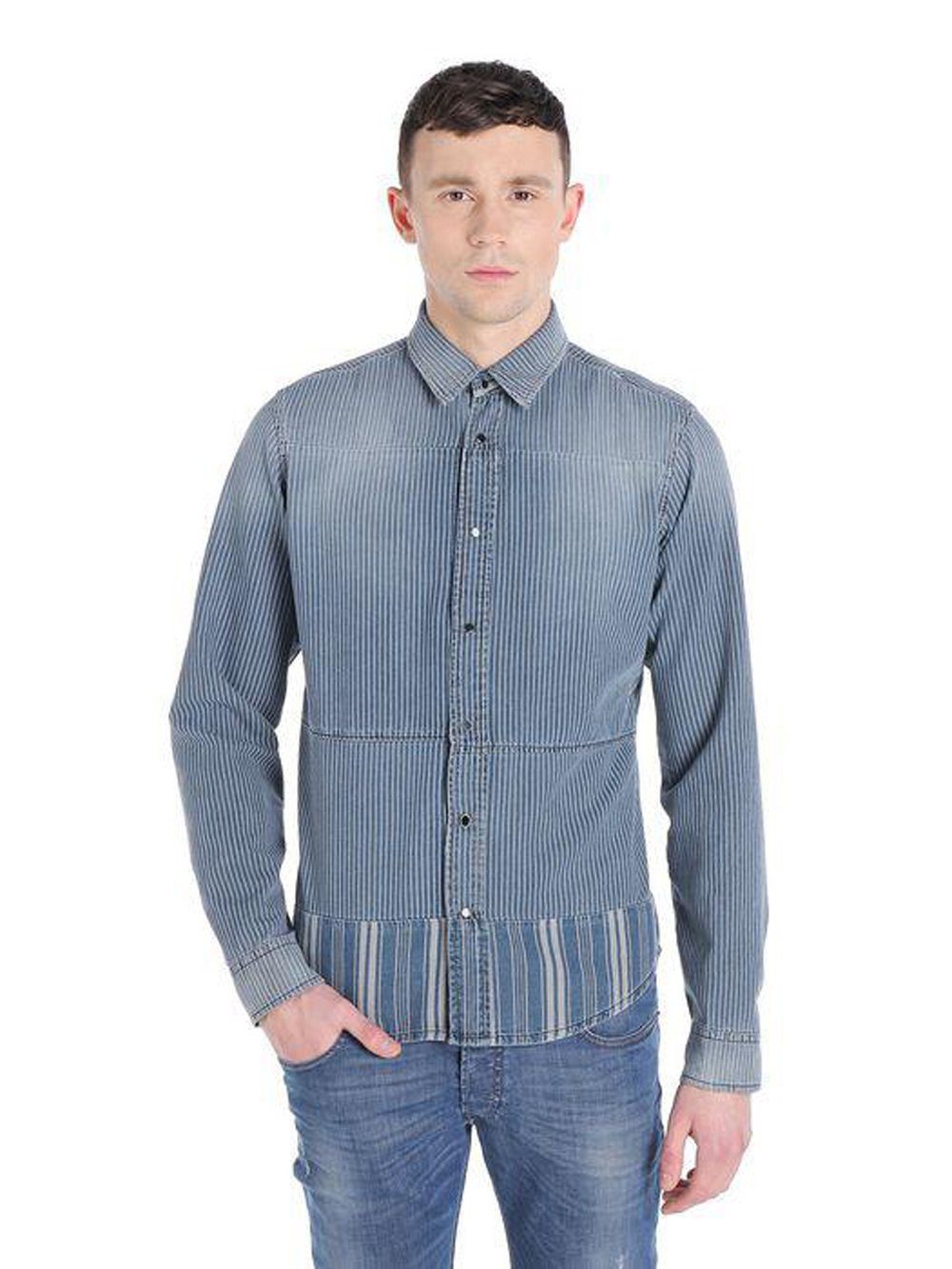 Diesel Langarmhemd Diesel DE-Skirt 0663K Hemd