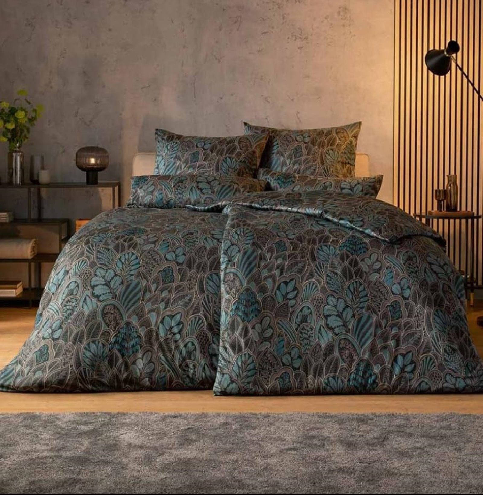 Estella Bettwäsche Estella Mako-Satin Bettwäsche 135x200 Balduin Ornamente günstig online kaufen