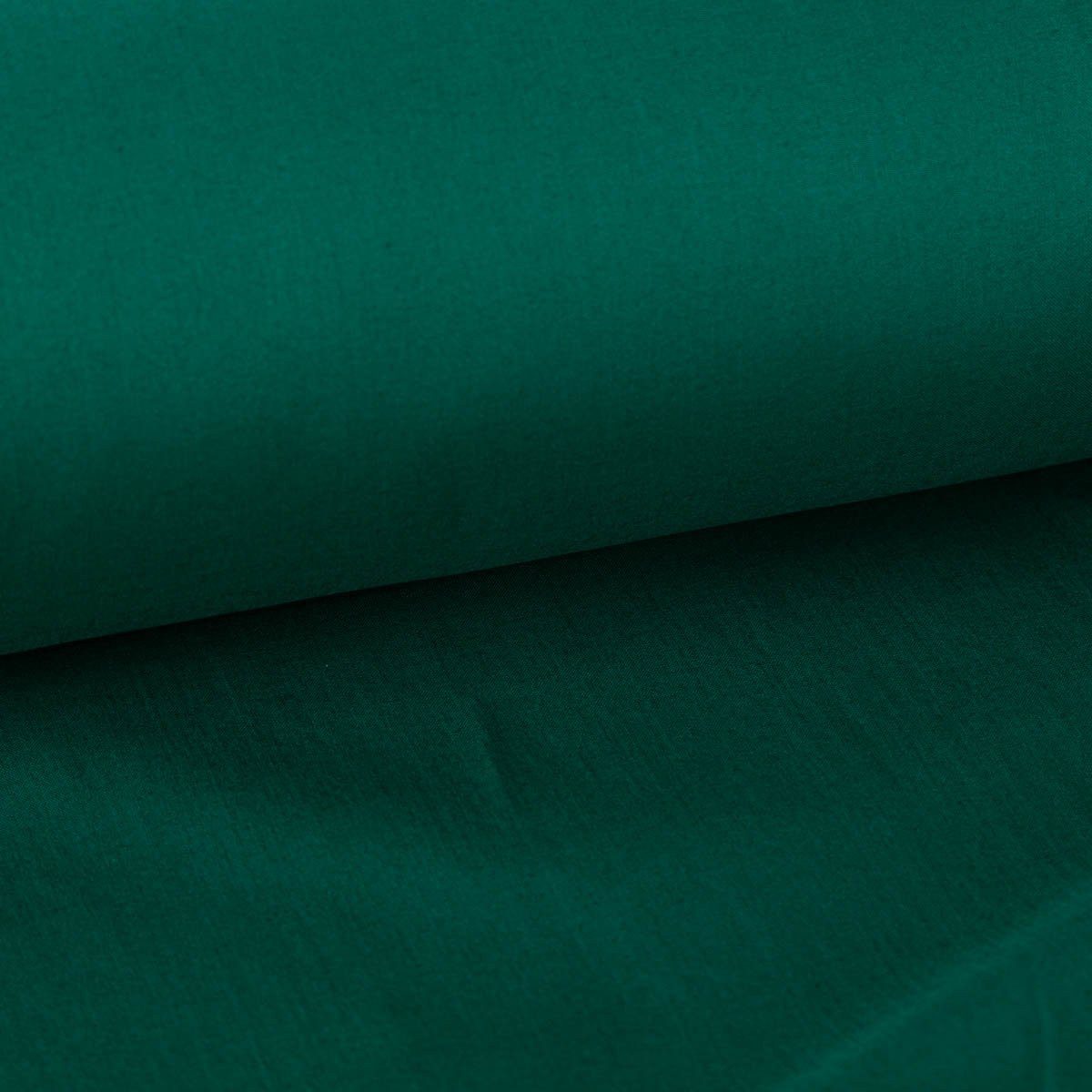 SCHÖNER LEBEN. Stoff Popeline Baumwollstoff Meterware smaragdgrün – 1,50 m breit, weich, allergikergeeignet