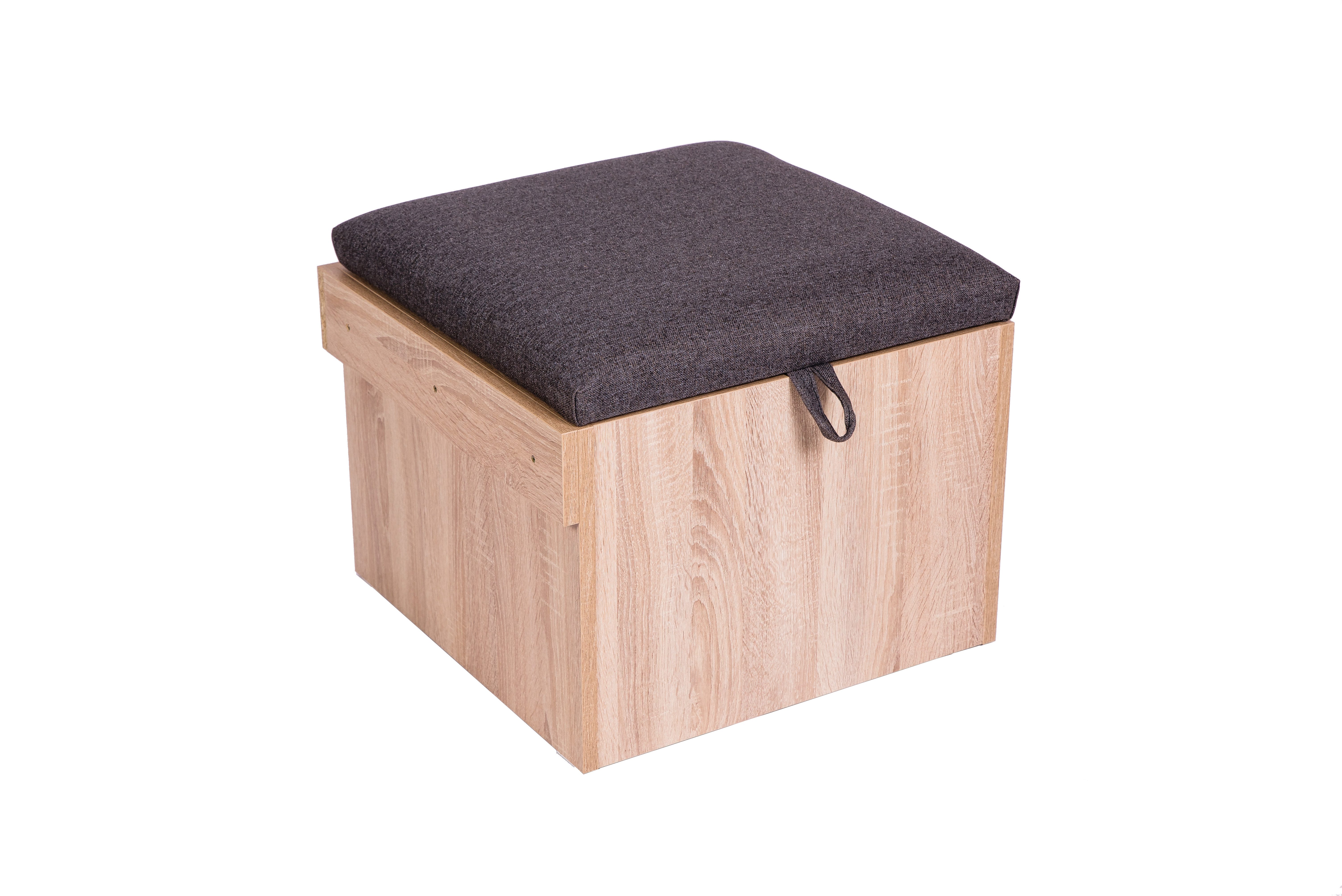kundler home Sitzbank mit Truhe quadratisch, L57cm, ideal als Eckteil zur Truhenbank