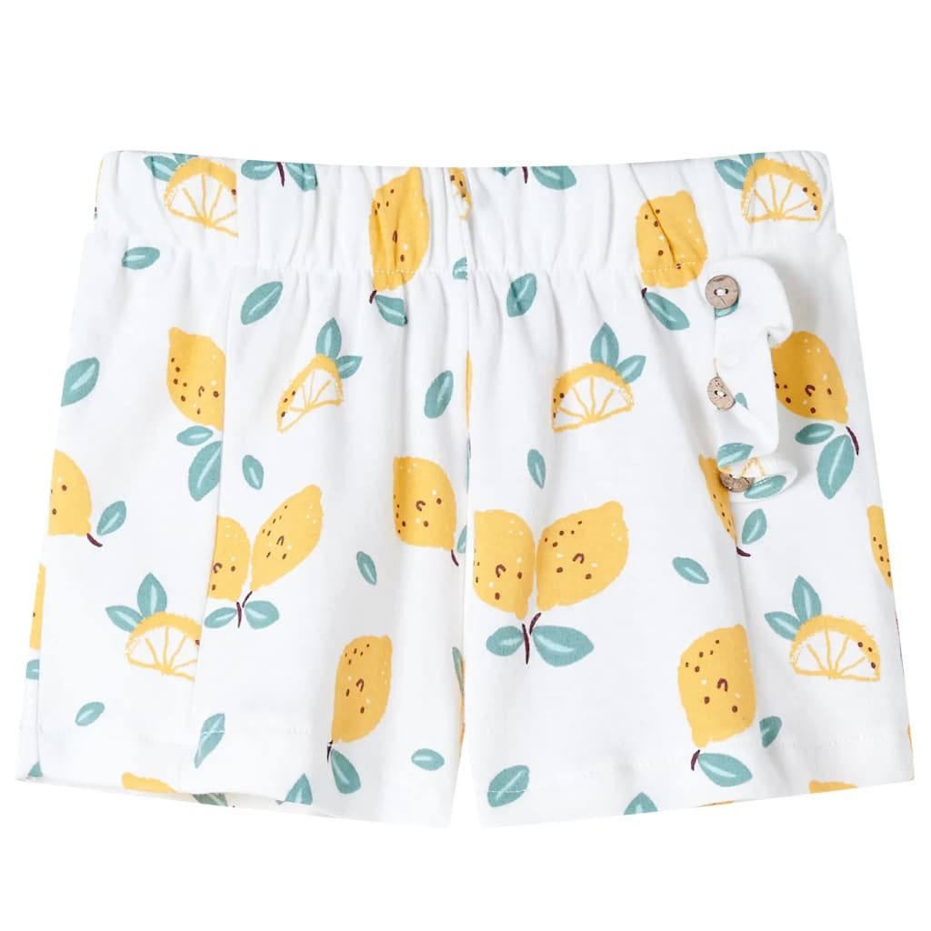 vidaXL Shorts Kindershorts Ecru 116. € 9,99