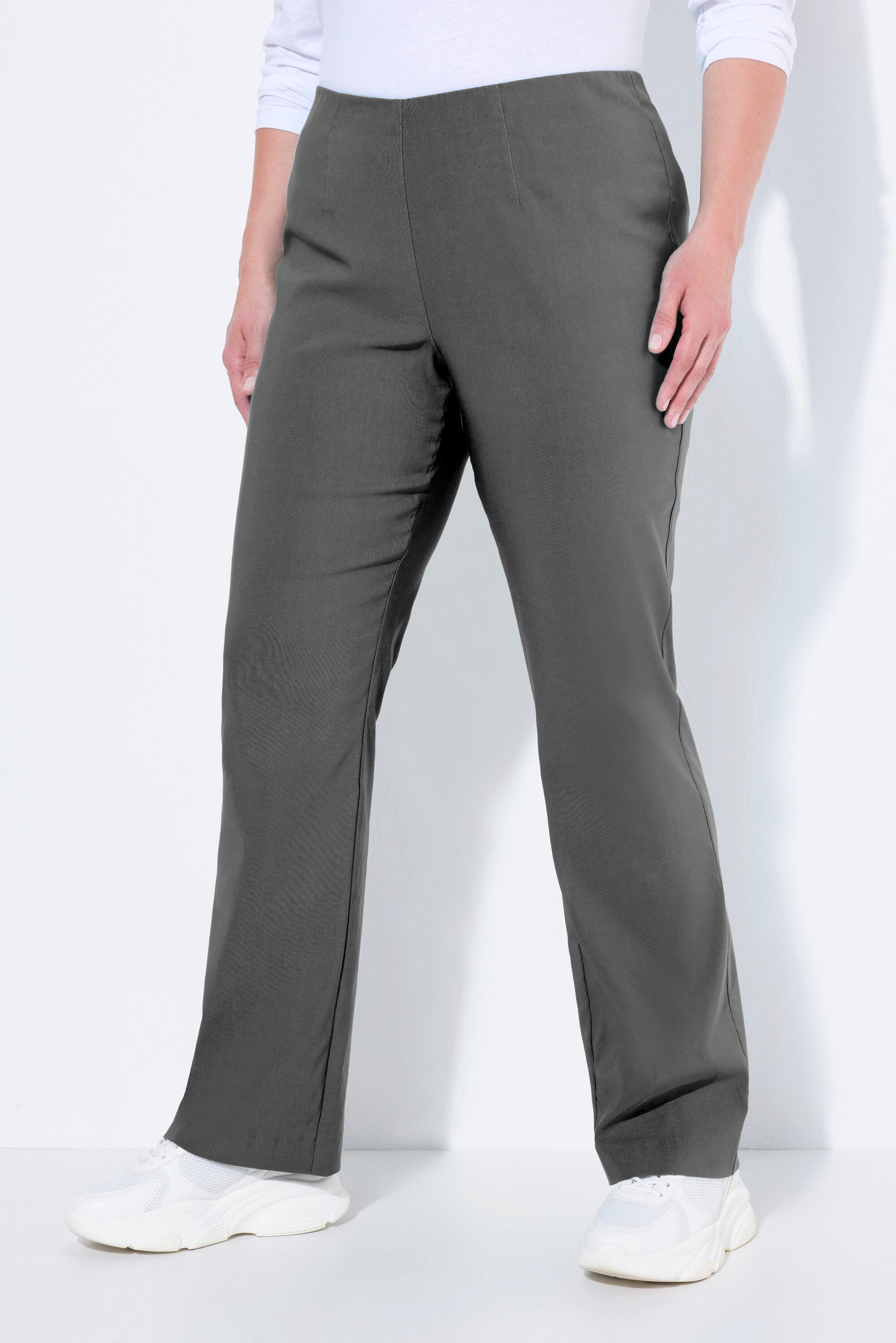 Ulla Popken Schlupfhose Thermo-Bengalinhose Slim Fit warm Elastikbund