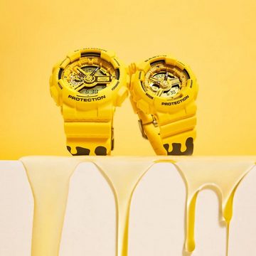 Casio Collection Digitaluhr Casio Baby-G BA-110XSLC-9AER "Honey Drip" (Gelb)