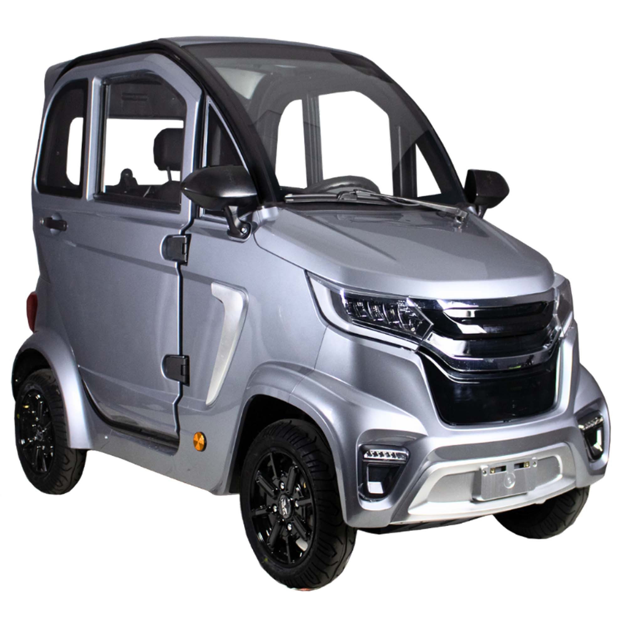 Volta E-Motorroller Volta EV1 Elektro-Kabinenroller Vierrädrig 2 Sitze Hintereinander, 2000 W, 45 km/h, VRLA-Gel Akku ca. 63 km Reichweite COC Straßenzulassung