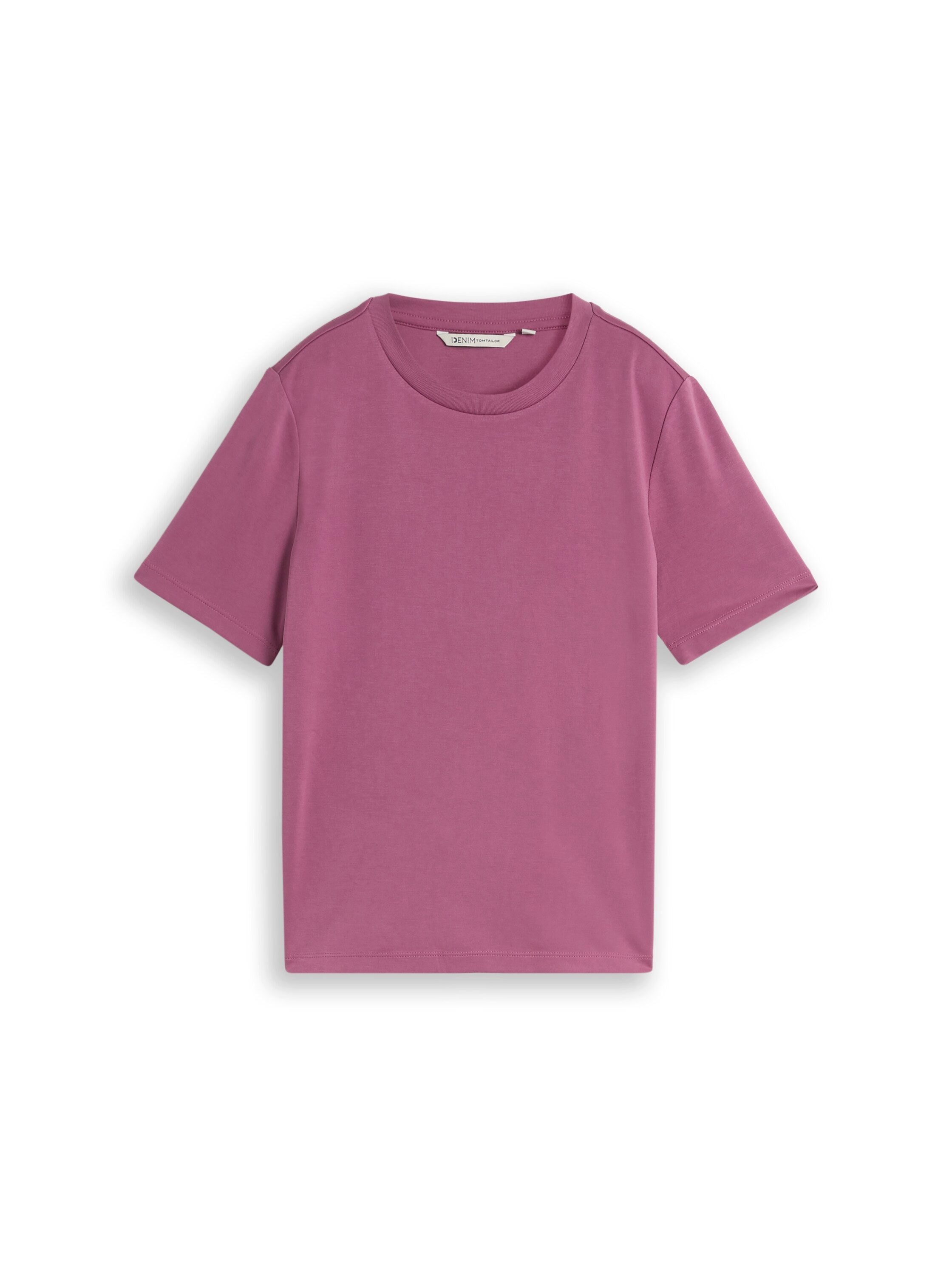 TOM TAILOR Denim T-Shirt mit Rundhalsausschnitt – Bild 5 von 5
