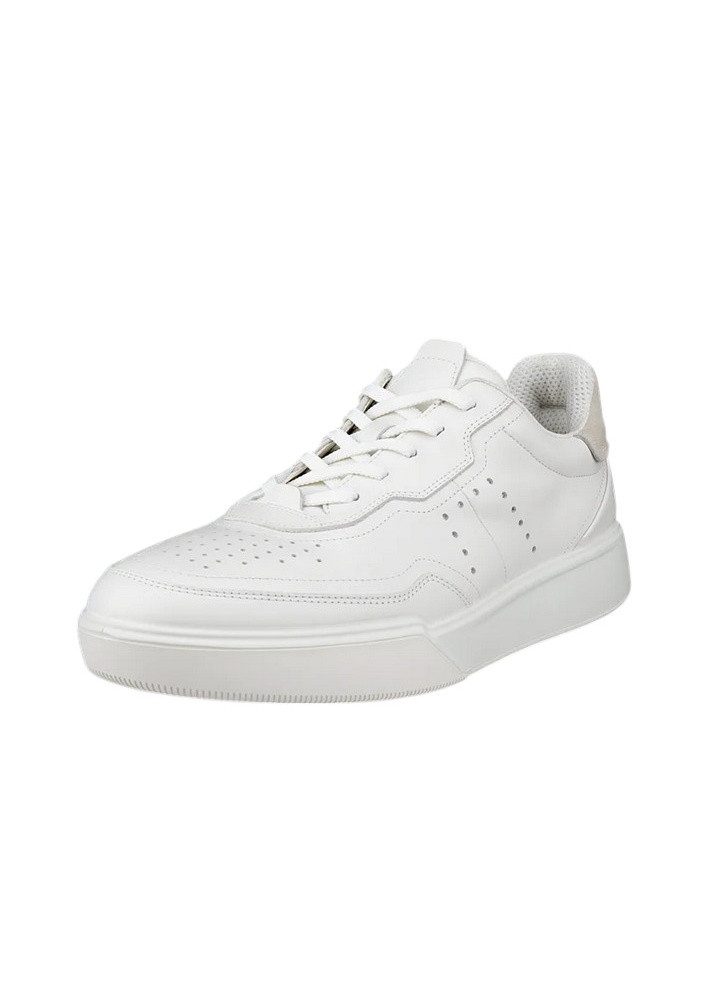 Ecco Street Court Lea (Premium Leder) weiss Herren Sneaker günstig online kaufen