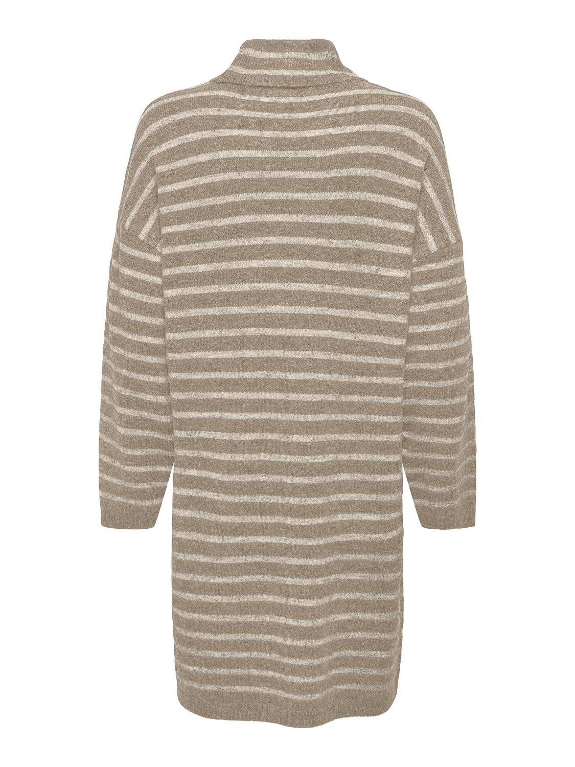 ONLY Strickkleid ONLTALIO LS STRIPE ROLLNECK DRESS BF KNT