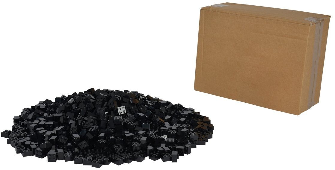 SIMBA Konstruktionsspielzeug Bausteine Blox 1000 Teile 4er schwarz 104114120 Spielbausteine