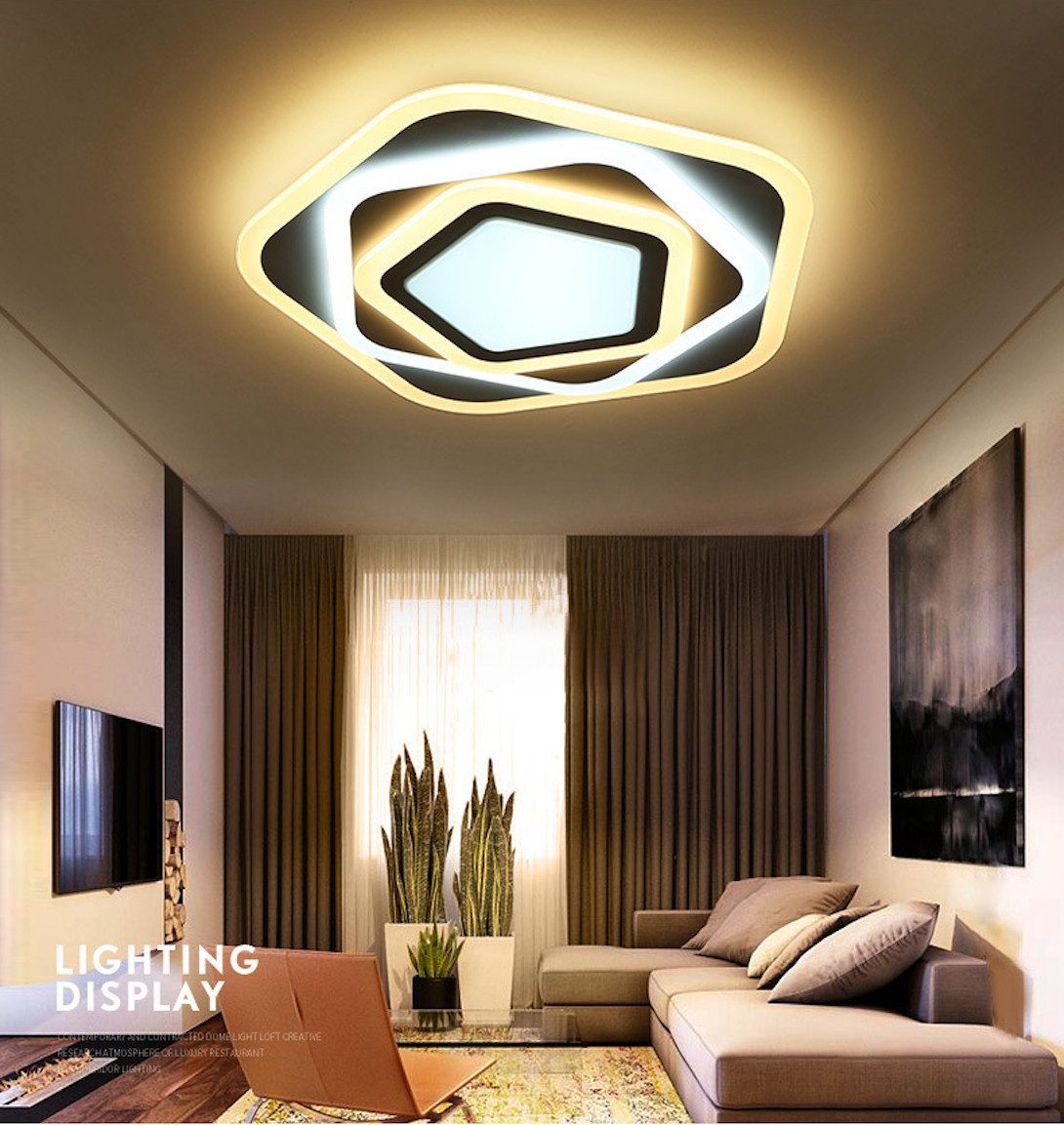 Woward LED Deckenleuchte dimmbar LED Deckenleuchte günstig online kaufen