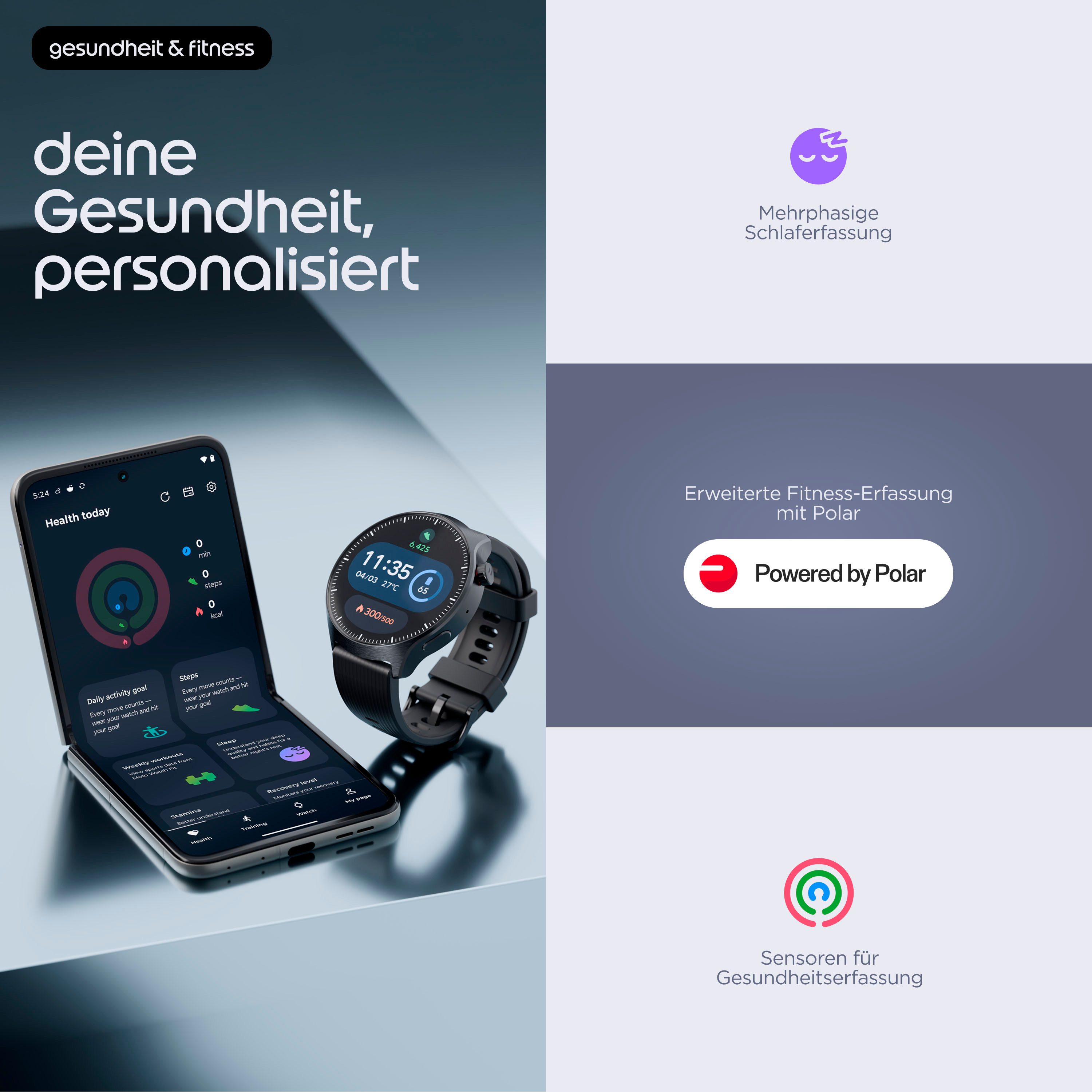 Motorola Moto Watch Ultra Black – Bild 2 von 5