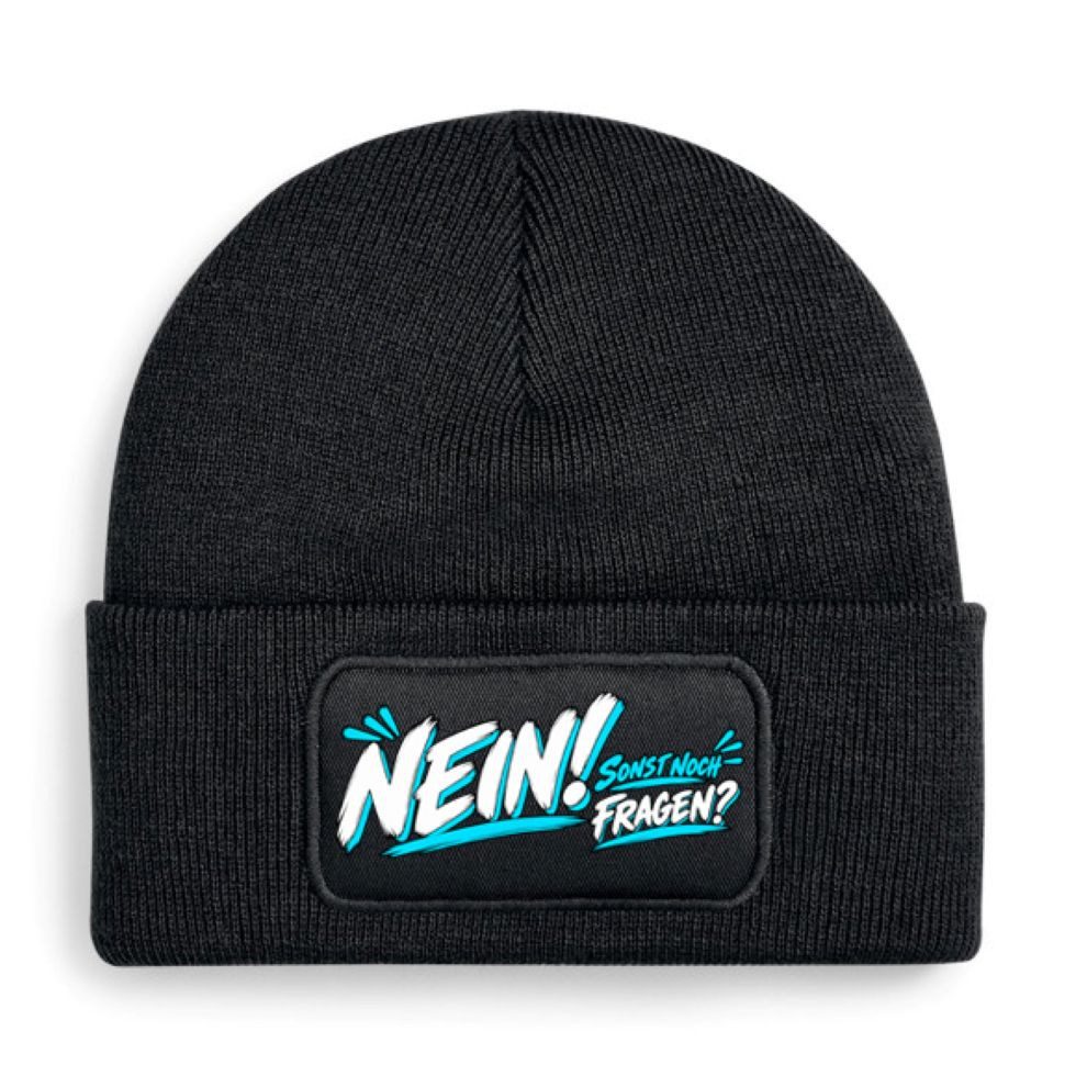 TShirt-People Beanie Beechfield Original Patch Beanie - Nein! Sonst noch Fragen?