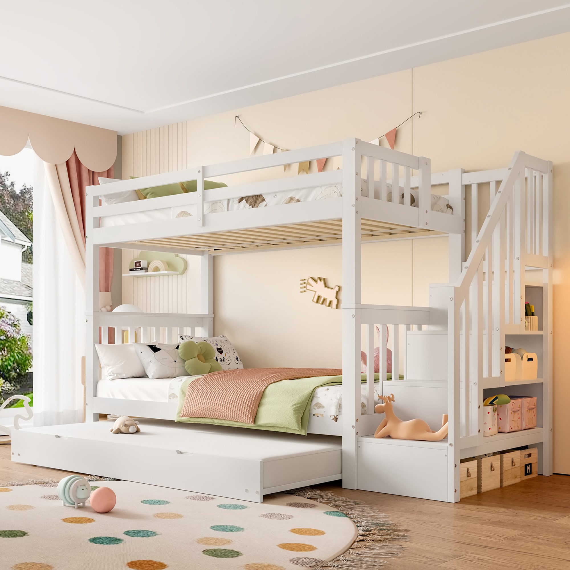 Odikalo Etagenbett 90x200 Kinderbett Hochbett mit günstig online kaufen