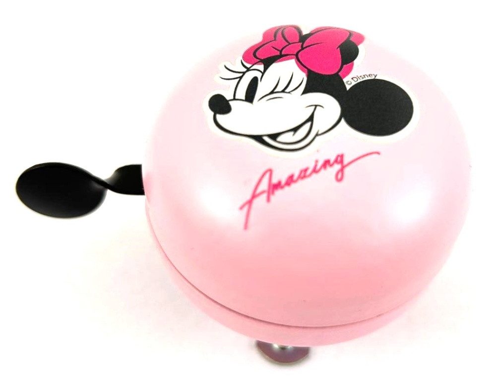 Seven Polska Fahrradklingel Disney 2-Klang "MINNIE AMAZING", Ø 60mm, Retro Bell