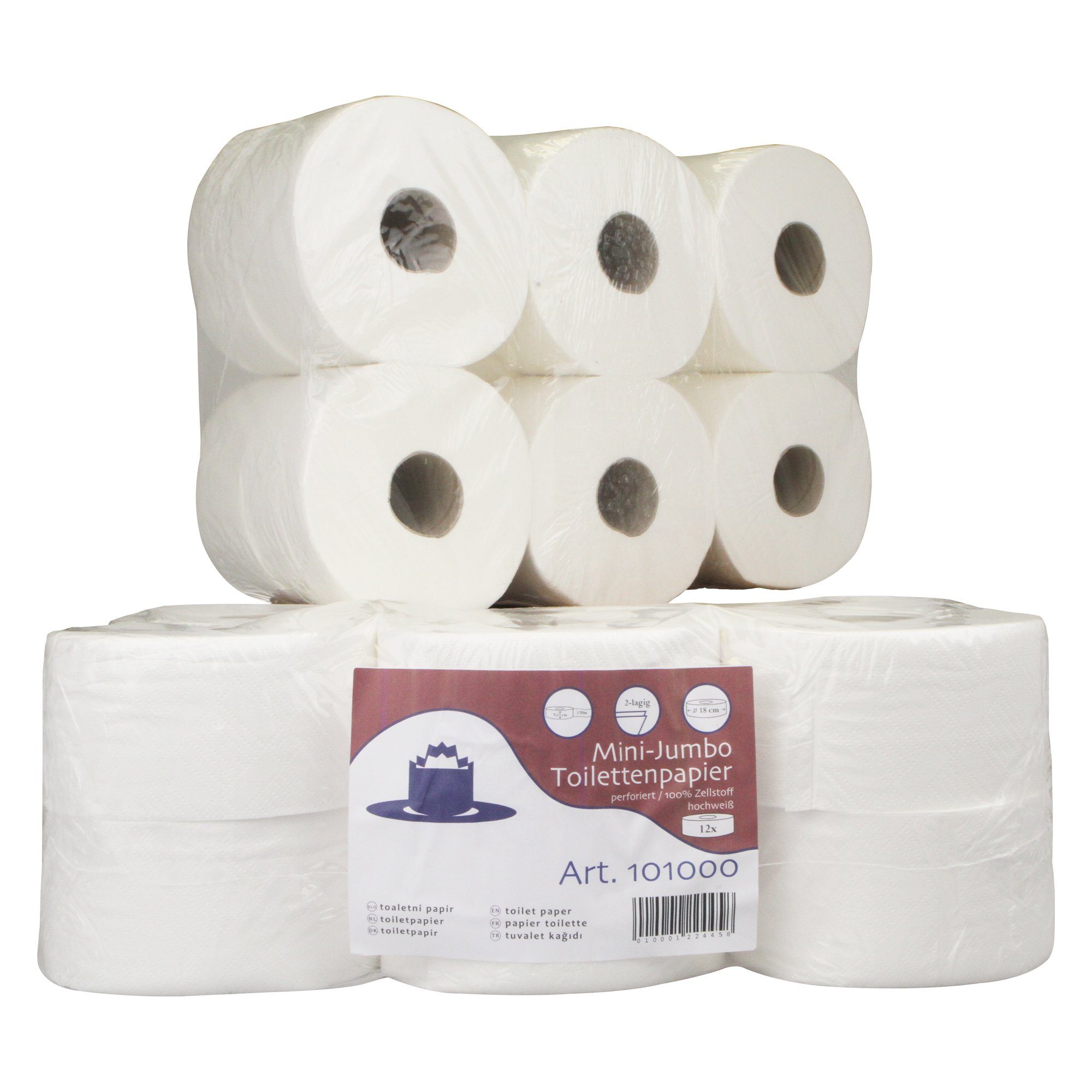 SANISMART Toilettenpapier Toilettenpapier 2-lagig