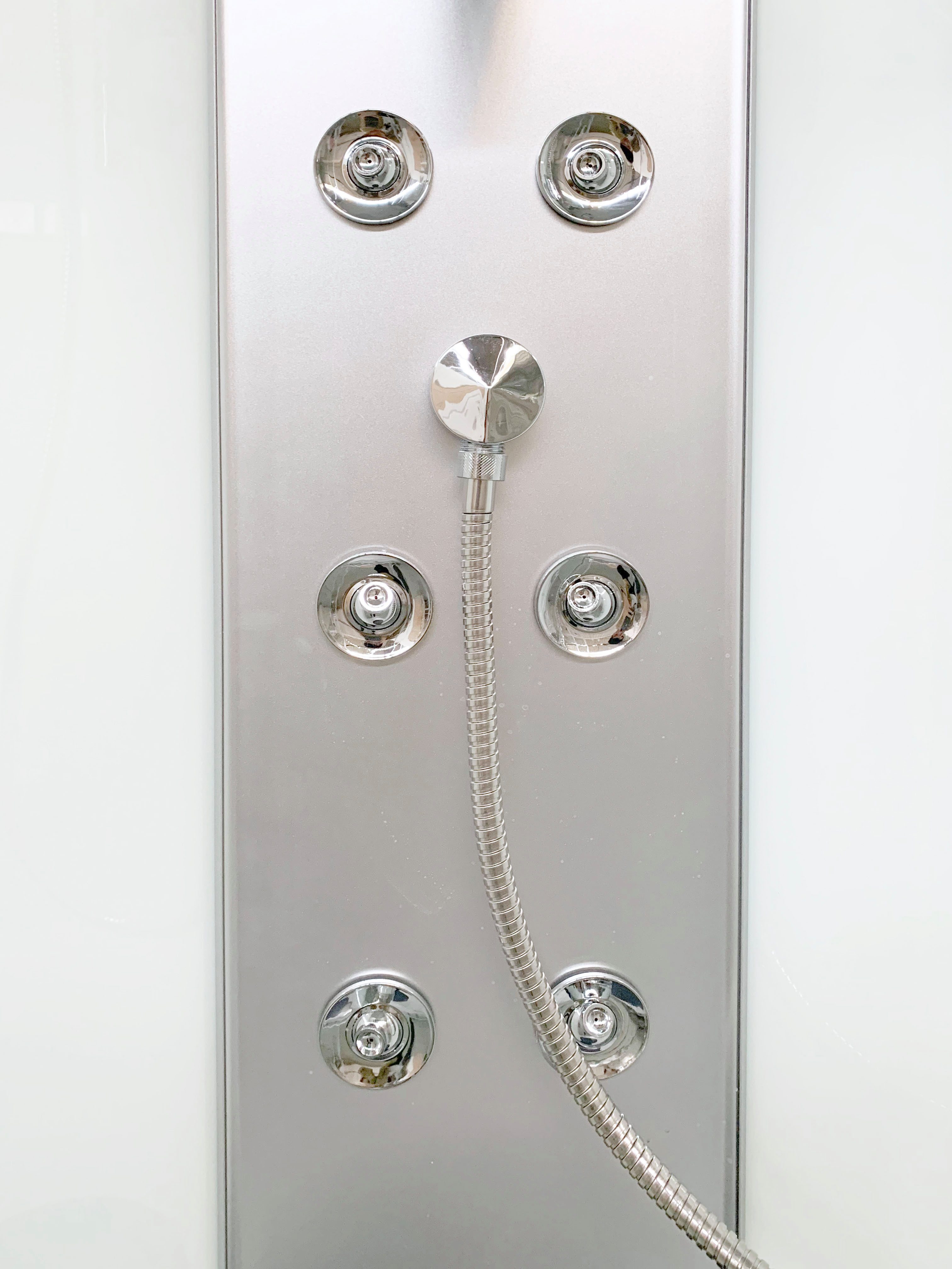 Sanotechnik Komplettdusche Komplettduschkabine RUMBA, BxT: 90x90 cm, Sicherheitsglas, Höhe: 215cm