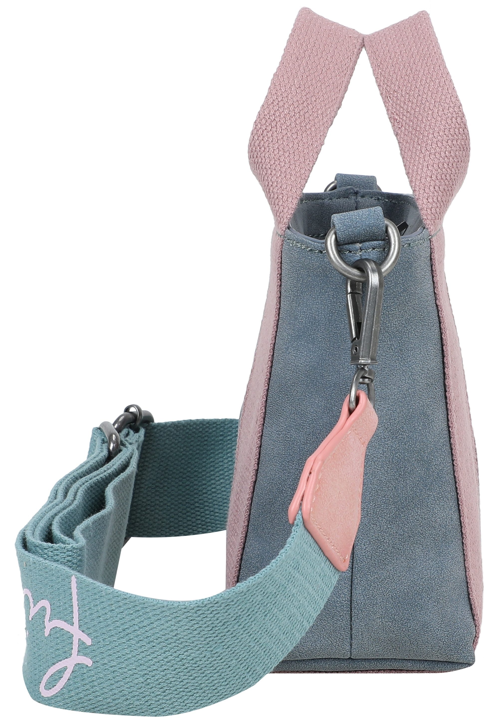 Fritzi aus Preußen Schultertasche Fritzi Bini Jive Blackini, mit breiten Webbing-Schulterriemen