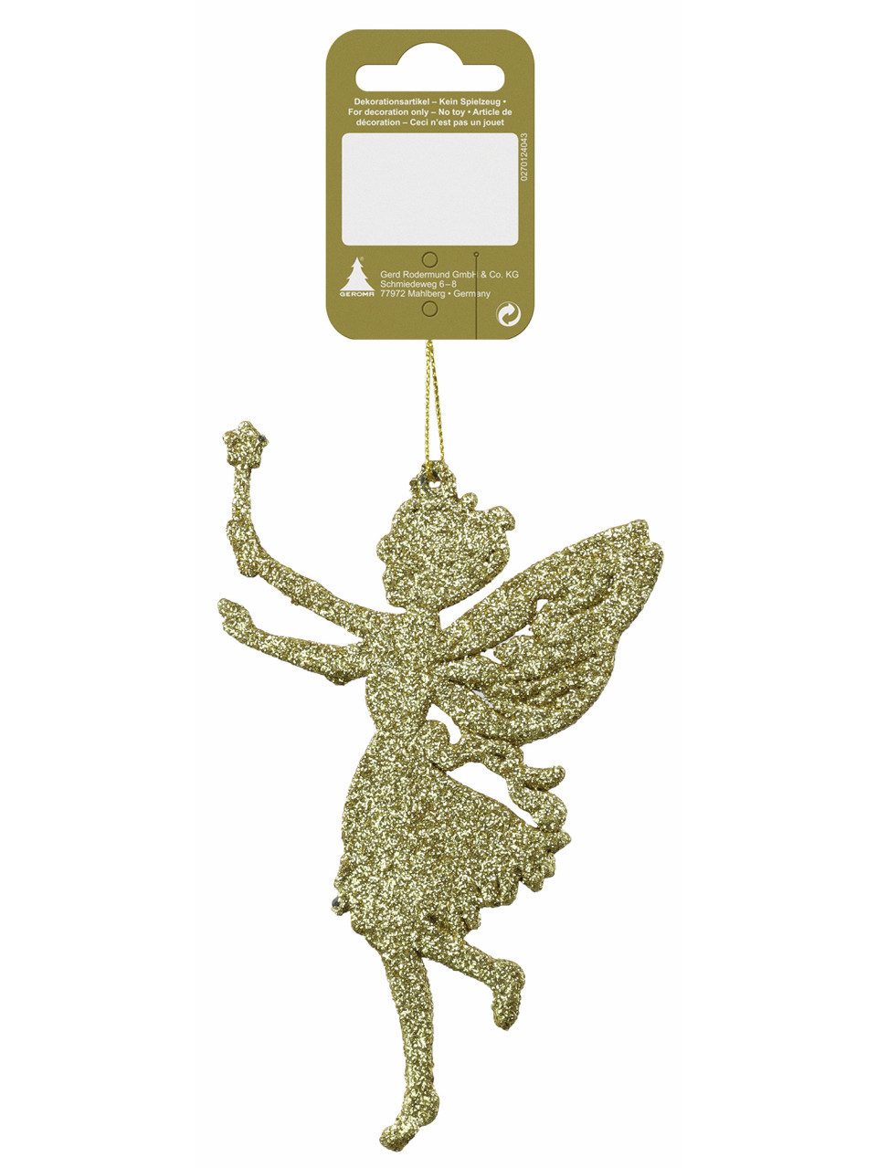 Rodermund Christbaumschmuck Weihnachtsanhänger Engel aus Kunststoff günstig online kaufen