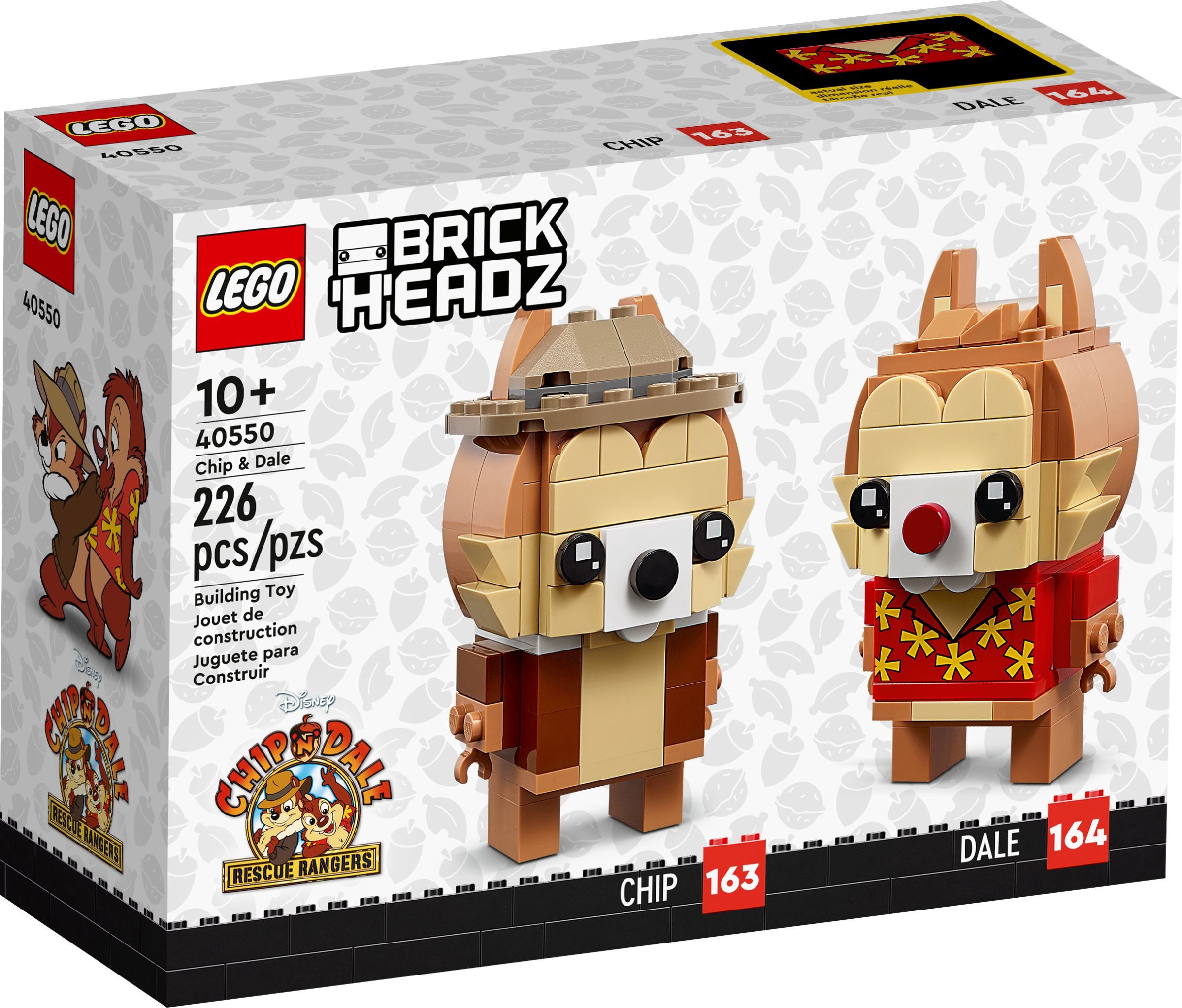 LEGO® LEGO® BrickHeadz 40550 Chip & Chap Konstruktionsspielsteine, (226 St) günstig online kaufen