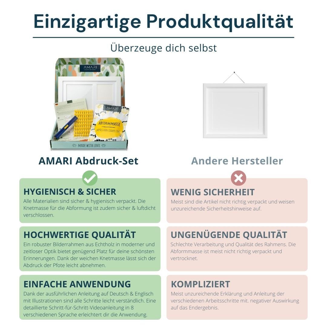 Amari Wasserspender Amari ® Gips Pfotenabdruck günstig online kaufen