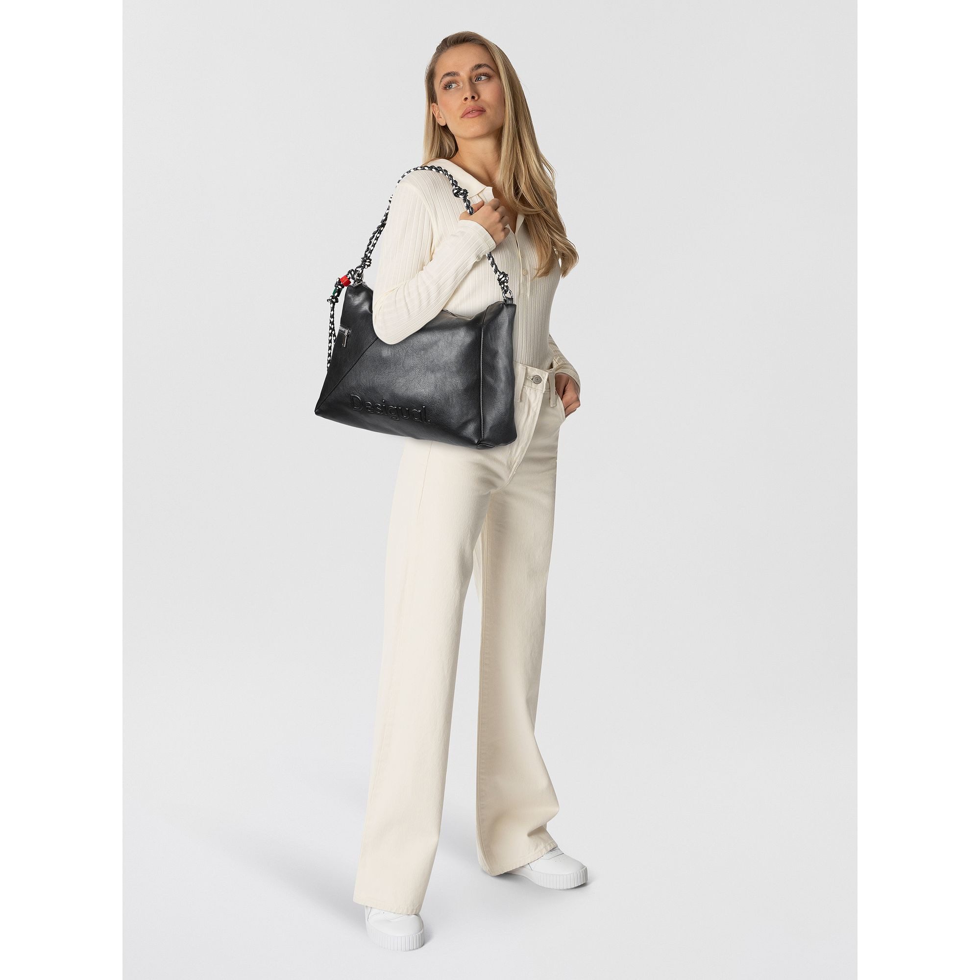 Desigual Schultertasche Half, Polyurethan