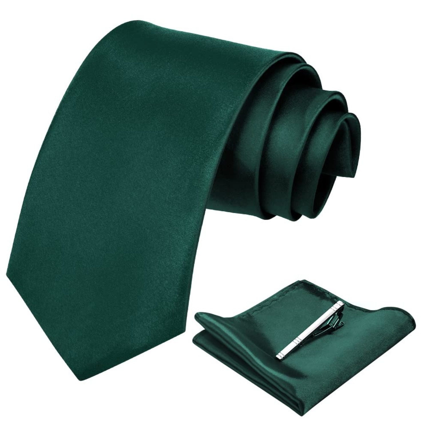 Aomig Krawatte Grünes Premium Krawatten Set günstig online kaufen