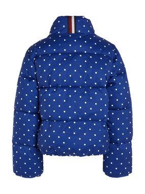 Tommy Hilfiger Winterjacke ALLOVER PRINTED PUFFER JACKET Kinder Kids Junior MiniMe,mit allover Tupfendessin