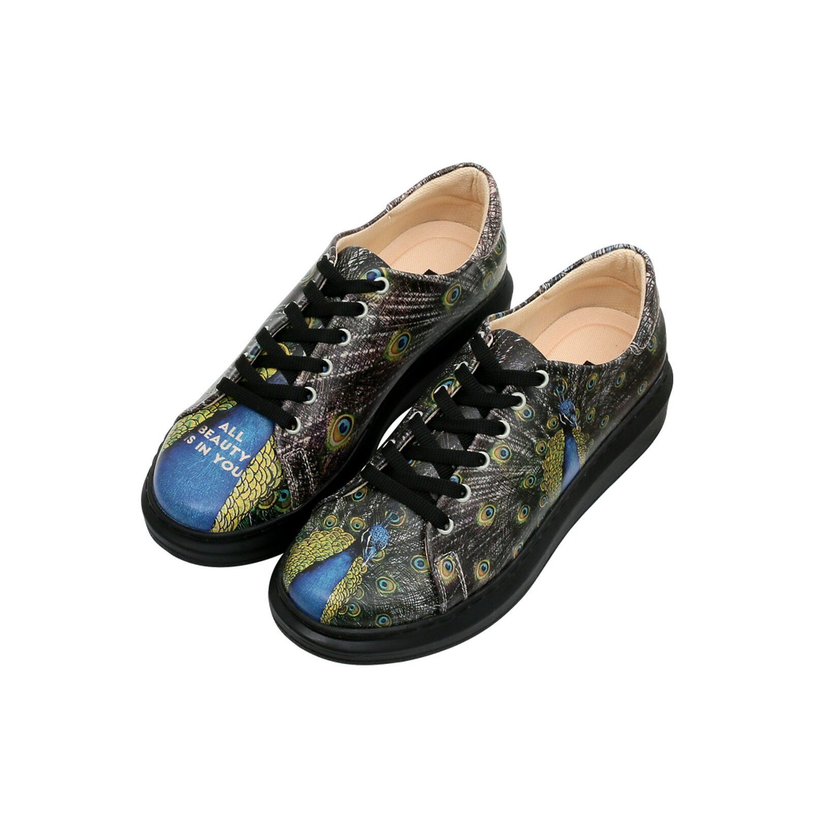 Myra Low-Top Sneaker All Beauty Is In You Damen Sneaker Plateausneaker