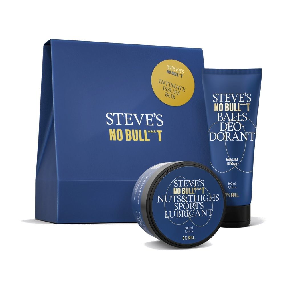 Steve´s Deo-Set Stevovy Intimní záleitosti (Lubrikant Nuts & Thighs, Balls Deodorant)