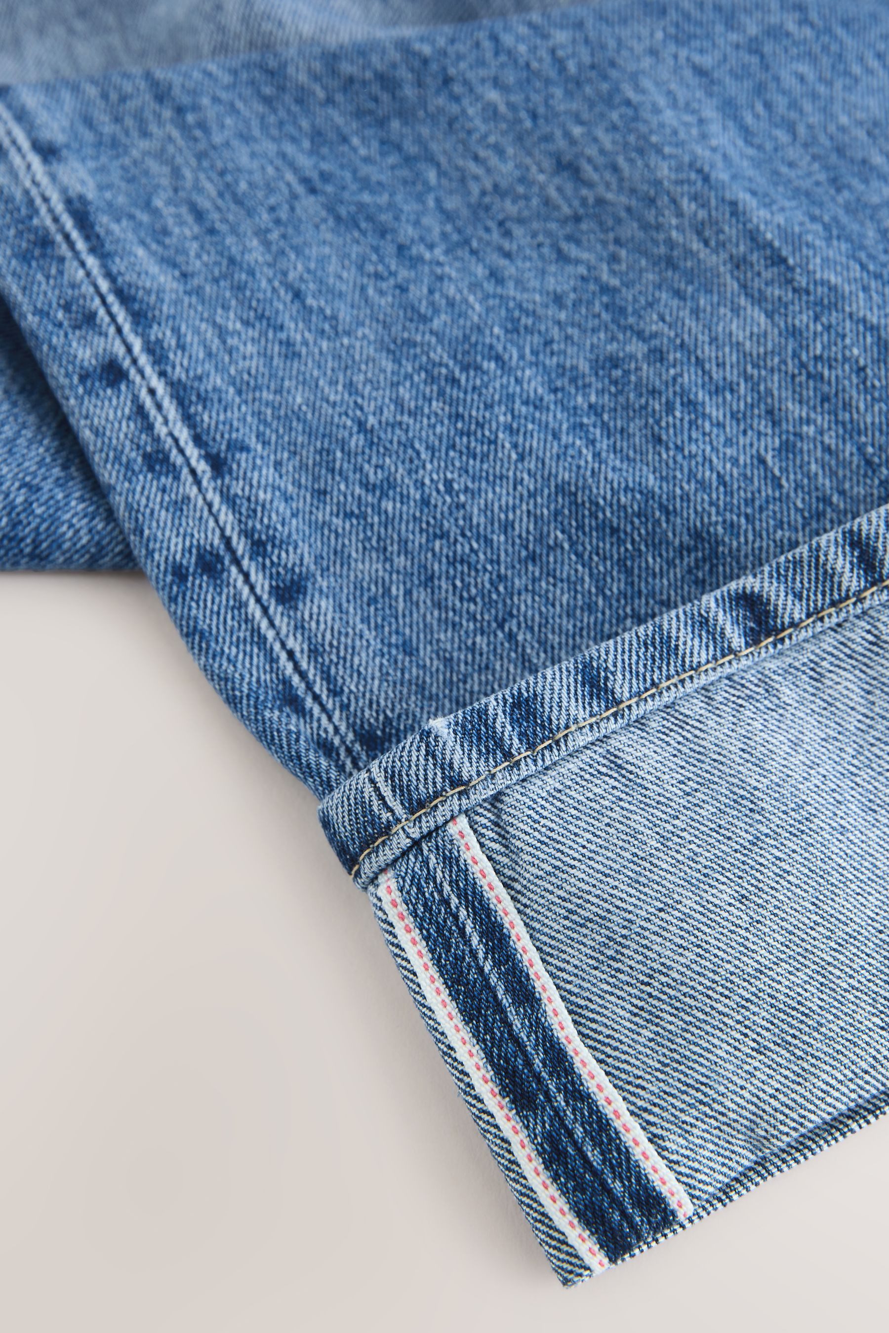 Next Boyfriend-Jeans N. Premium Boyfriend-Selvedge-Jeans mit Umschlag (1-tlg)