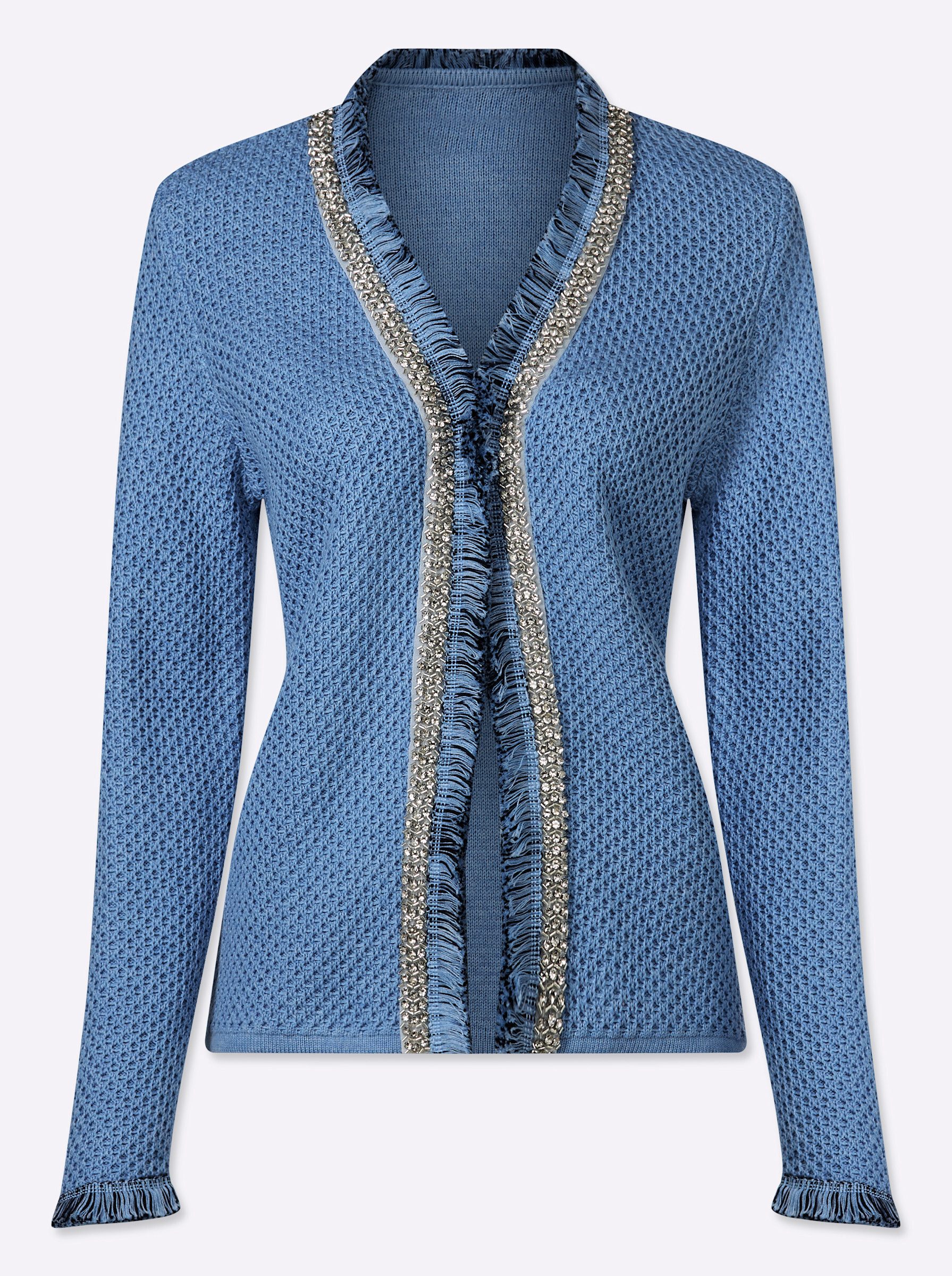 heine Strickjacke Cardigan Langarm Jacquard
