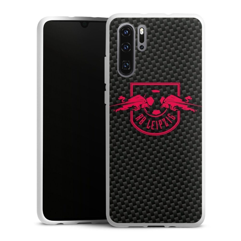 DeinDesign Handyhülle Rotes RB Leipzig Logo auf Carbonoptik, Hülle RB Leipzig Carbon