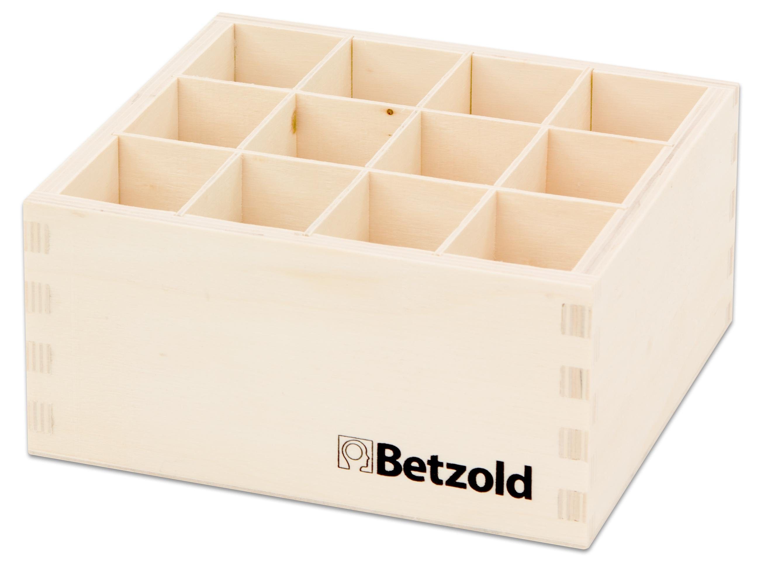 Betzold Aufbewahrungsbox Blanko-Holzaufsteller für Holzstifte - Stiftehalte günstig online kaufen