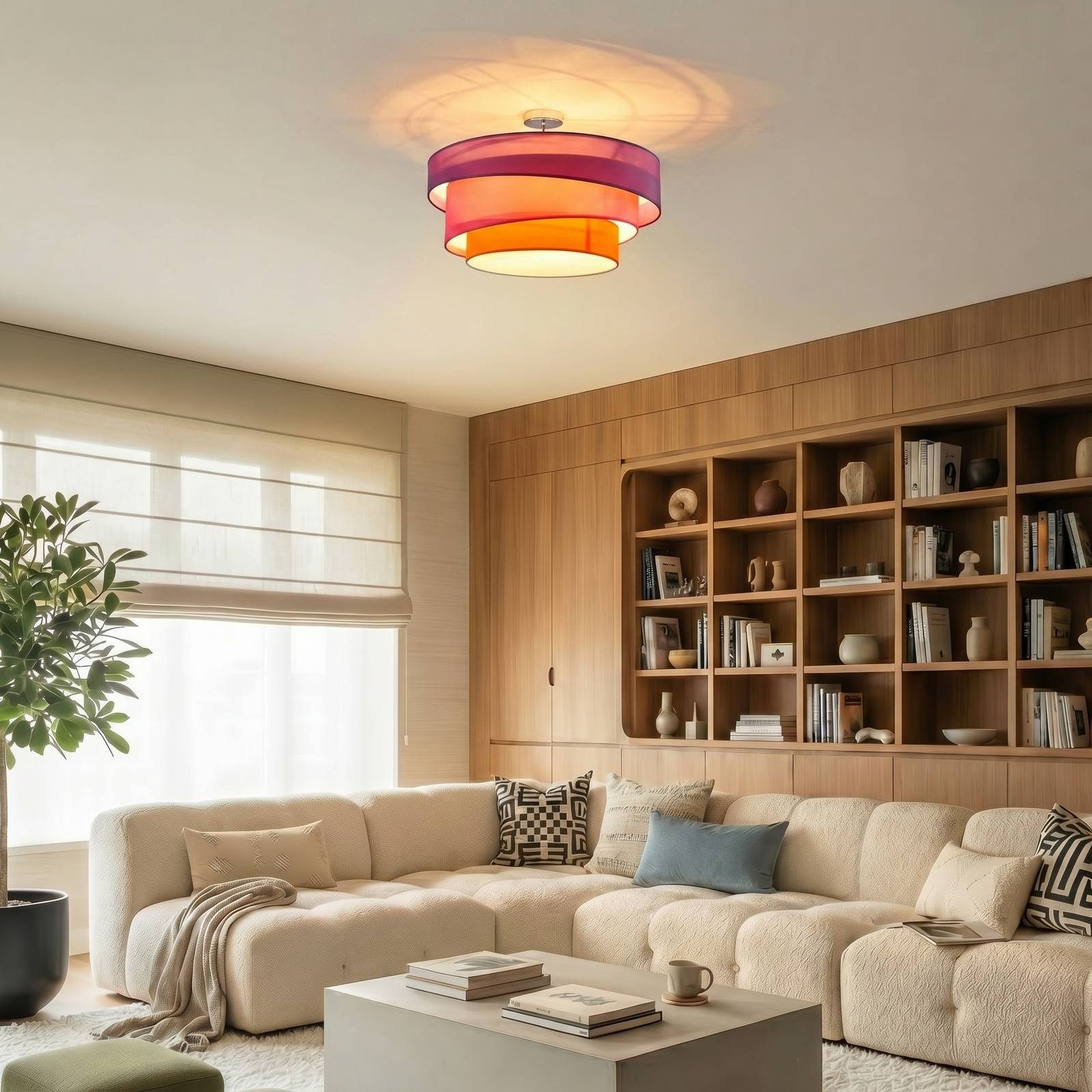 Lindby Deckenleuchten Melia, IP20, 3 x 60 W