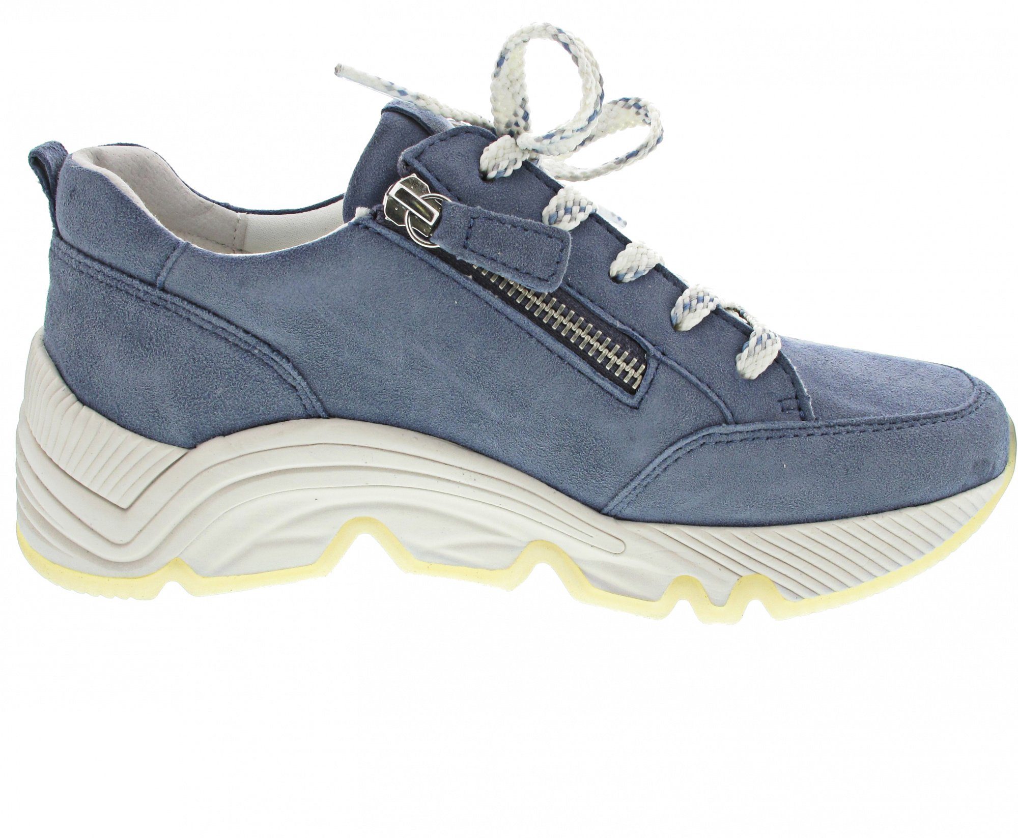 Gabor Sneaker / 16) Wechselfußbett, (nautic/weiss Fitting Best Blau