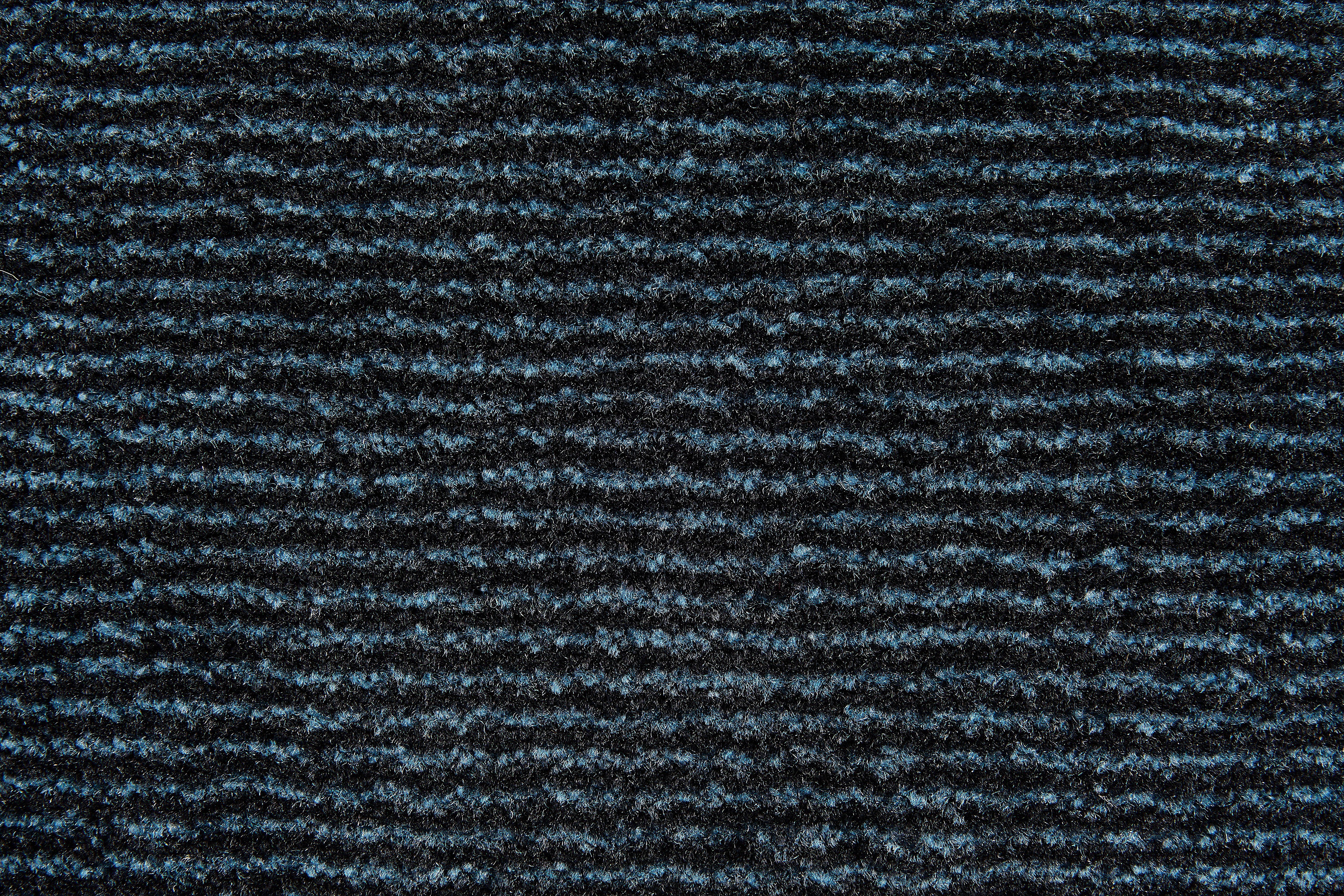 Schmutzmatte, Höhe: blau waschbar 10 Schmutzfangteppich, rechteckig, mm, Schmutzfangläufer, Barbara Läufer Becker, Gentle,