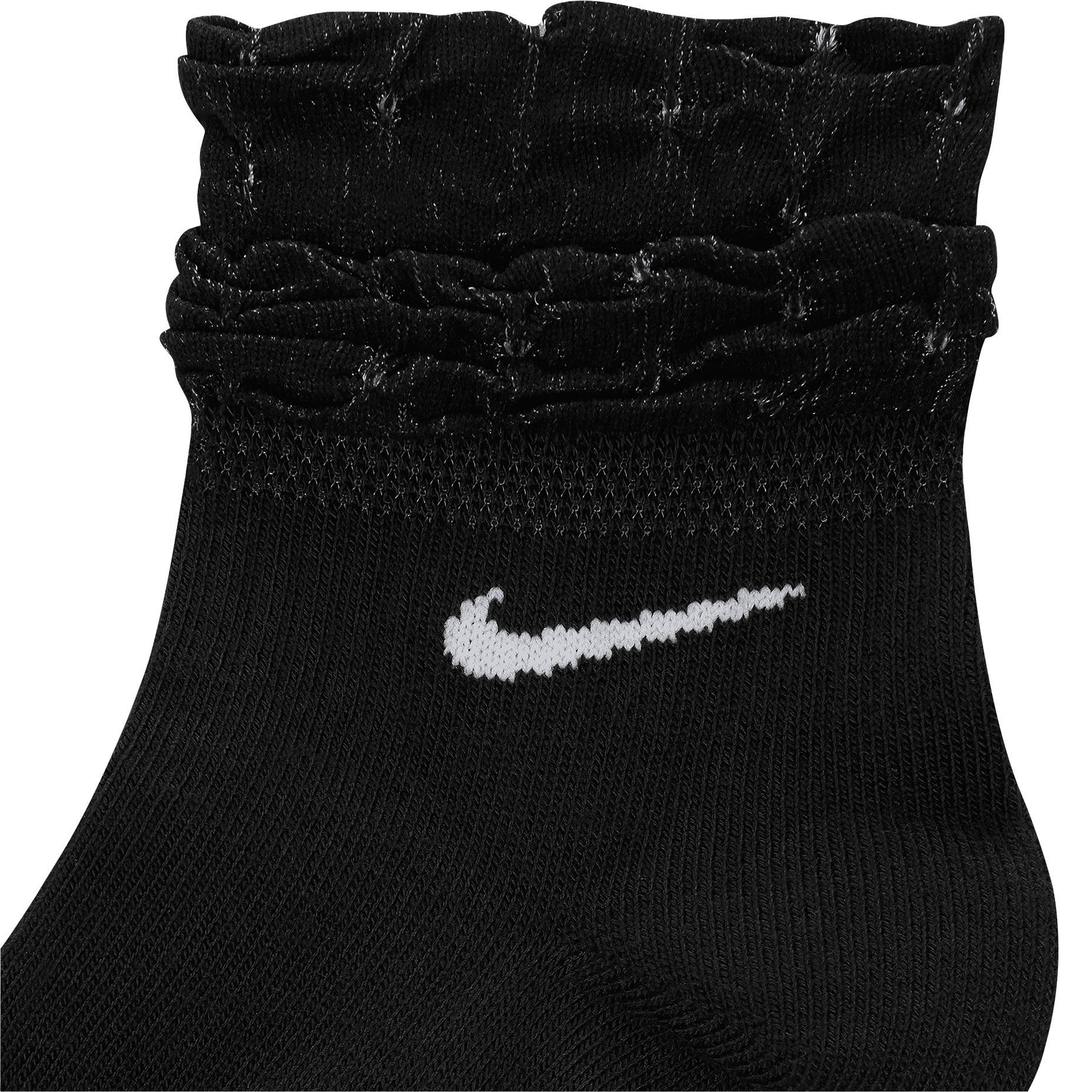 BLACK/WHITE Socks Nike Funktionssocken Training Everyday Ankle