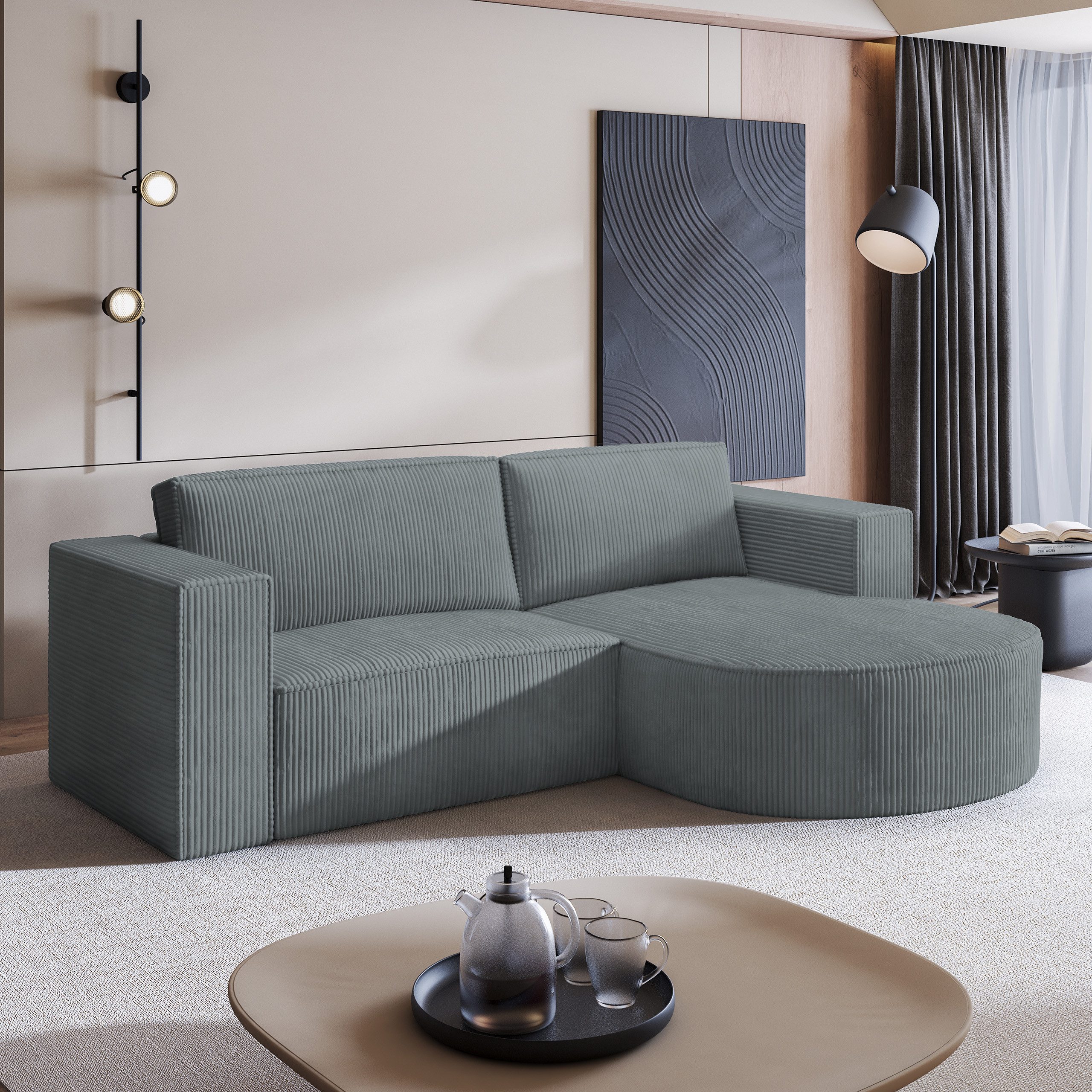 Masseno Ecksofa SORELA mit Schlaffunktion L-Form, günstig online kaufen